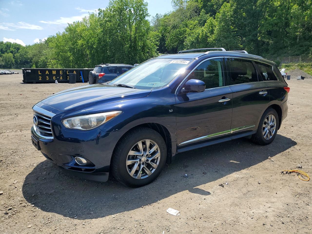 2015 Infiniti Qx60 Base Black vin: 5N1AL0MM3FC510029