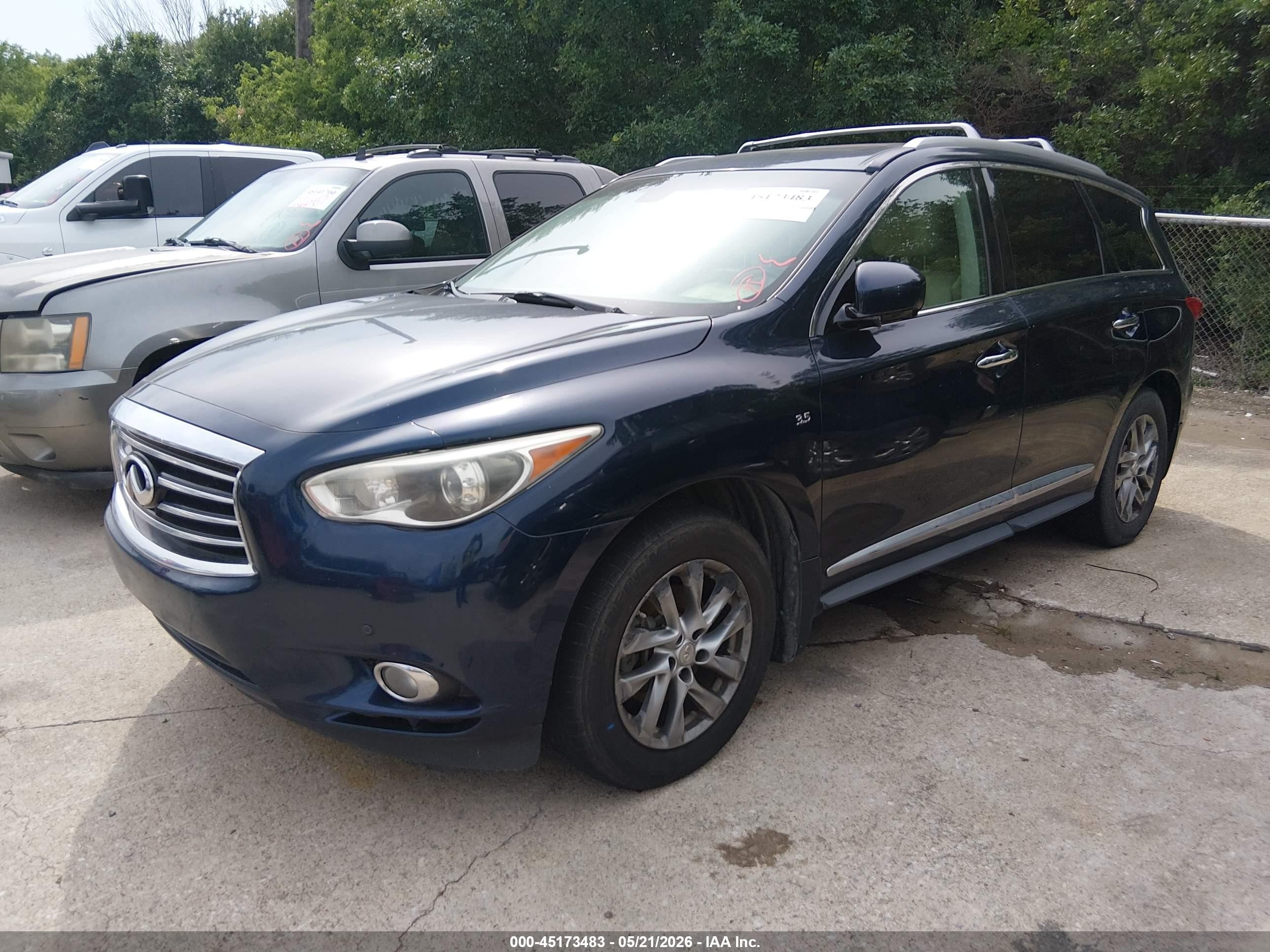 2015 Infiniti Qx60   Blue vin: 5N1AL0MM3FC513514