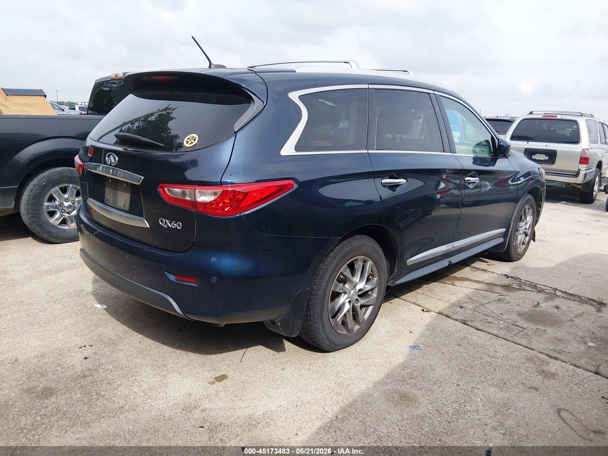 2015 Infiniti Qx60   Blue vin: 5N1AL0MM3FC513514
