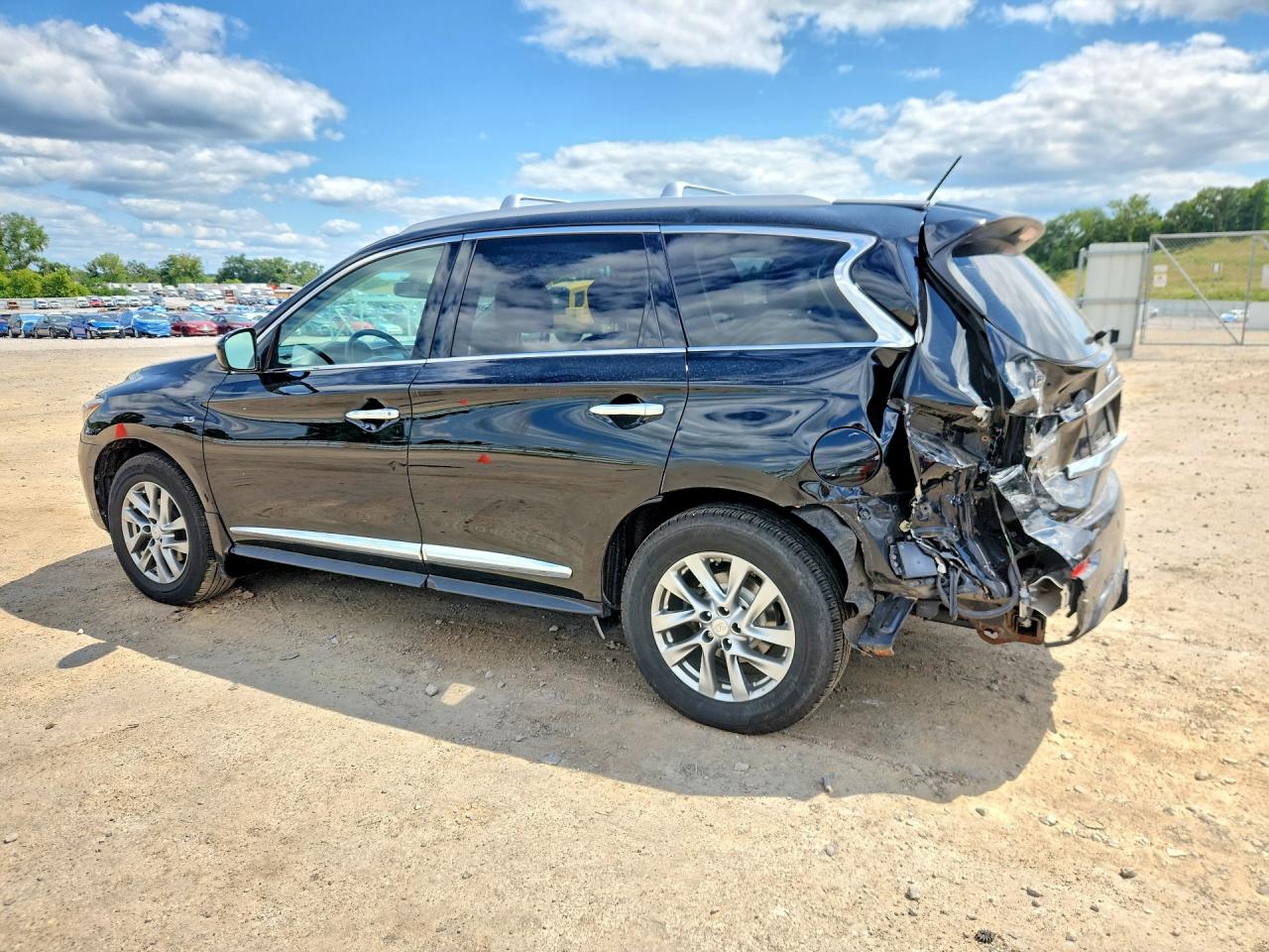 2015 Infiniti Qx60 Base Black vin: 5N1AL0MM3FC513772