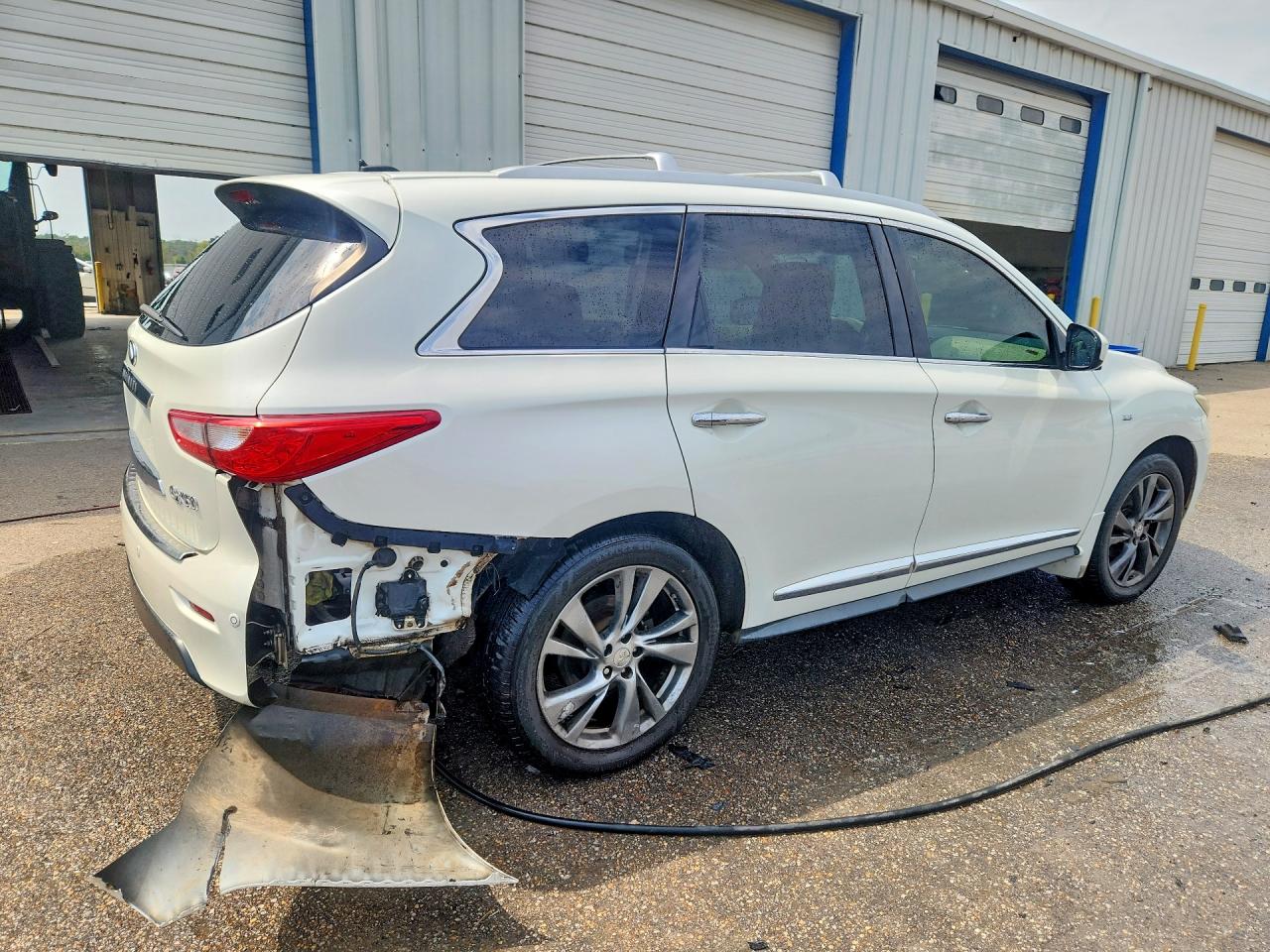 2015 Infiniti Qx60 Base White vin: 5N1AL0MM3FC520561