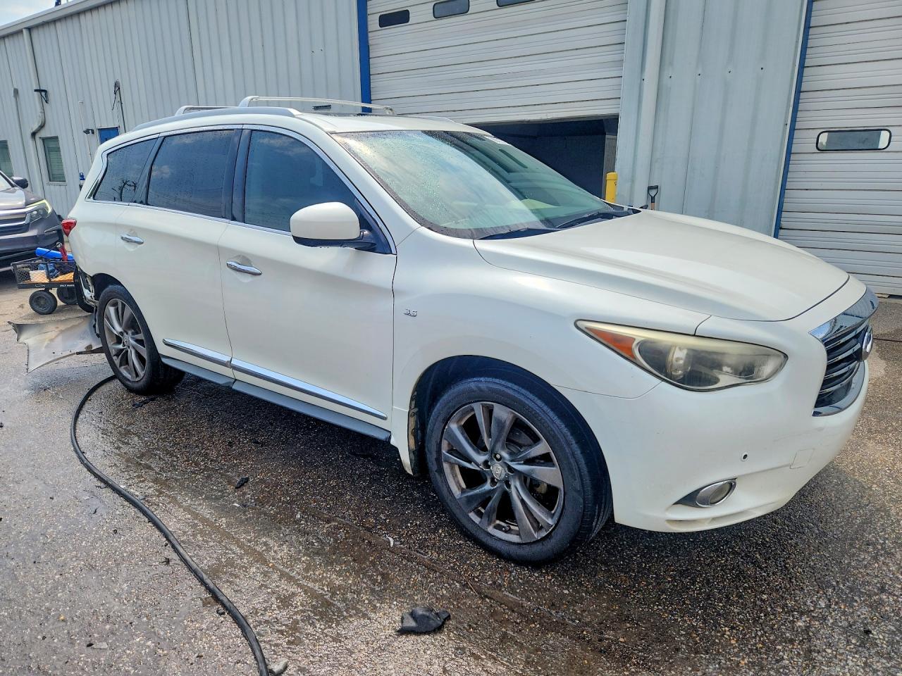 2015 Infiniti Qx60 Base White vin: 5N1AL0MM3FC520561