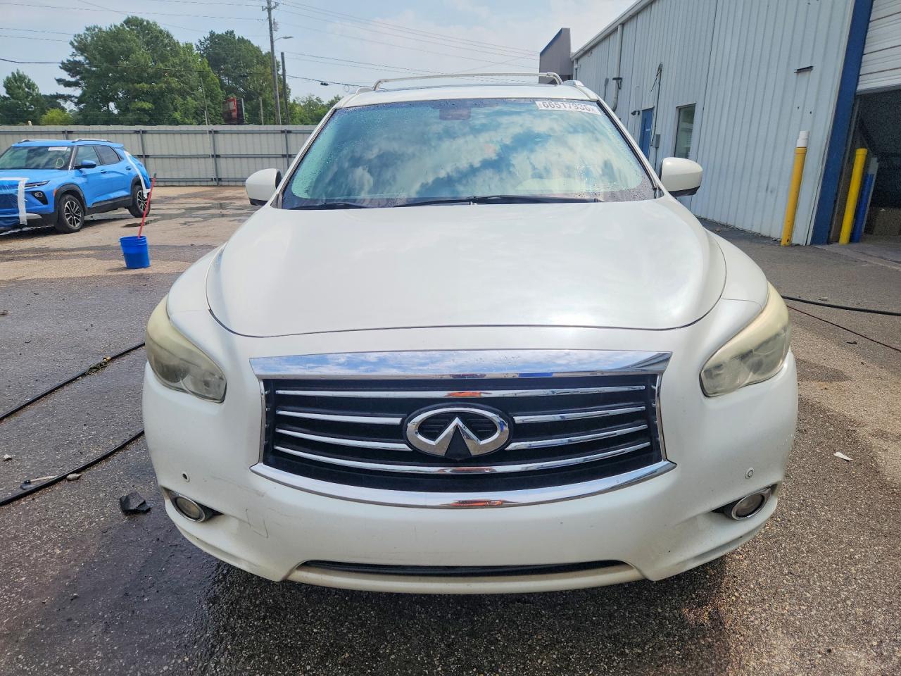 2015 Infiniti Qx60 Base White vin: 5N1AL0MM3FC520561