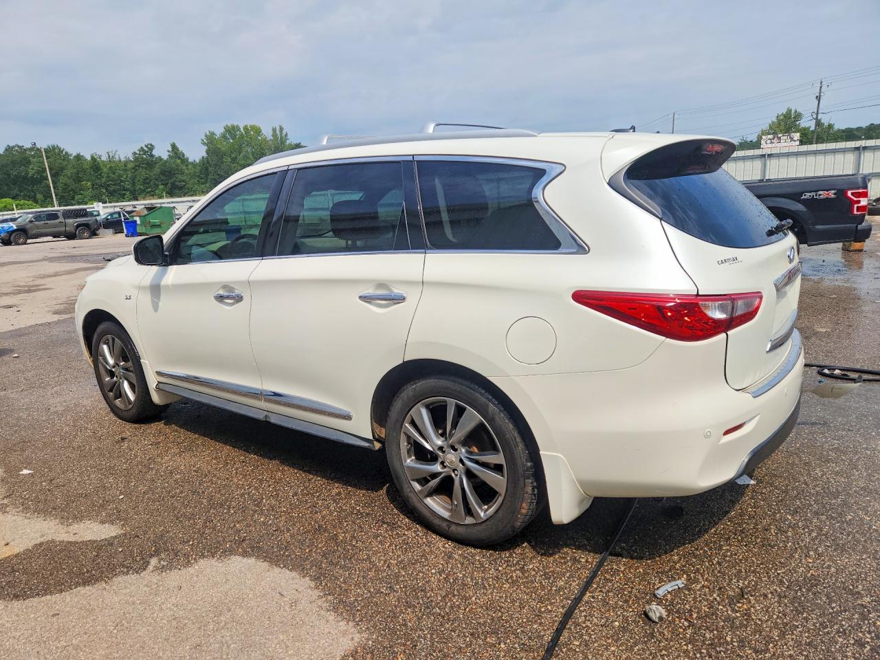 2015 Infiniti Qx60 Base White vin: 5N1AL0MM3FC520561