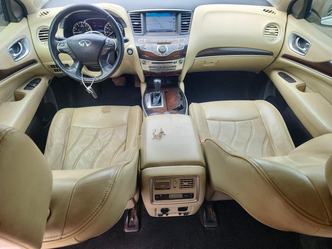 2015 Infiniti Qx60 Base White vin: 5N1AL0MM3FC520561