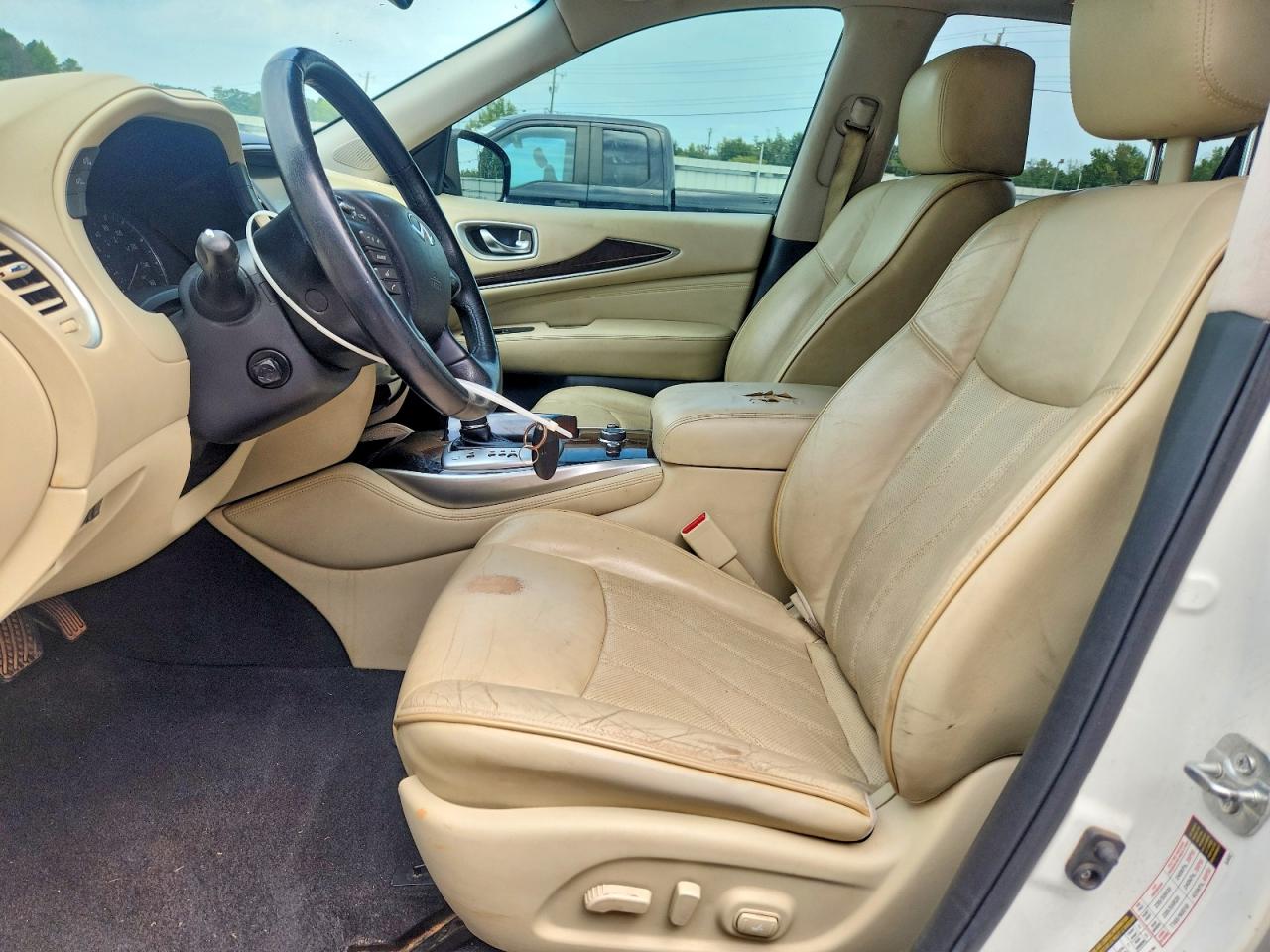 2015 Infiniti Qx60 Base White vin: 5N1AL0MM3FC520561