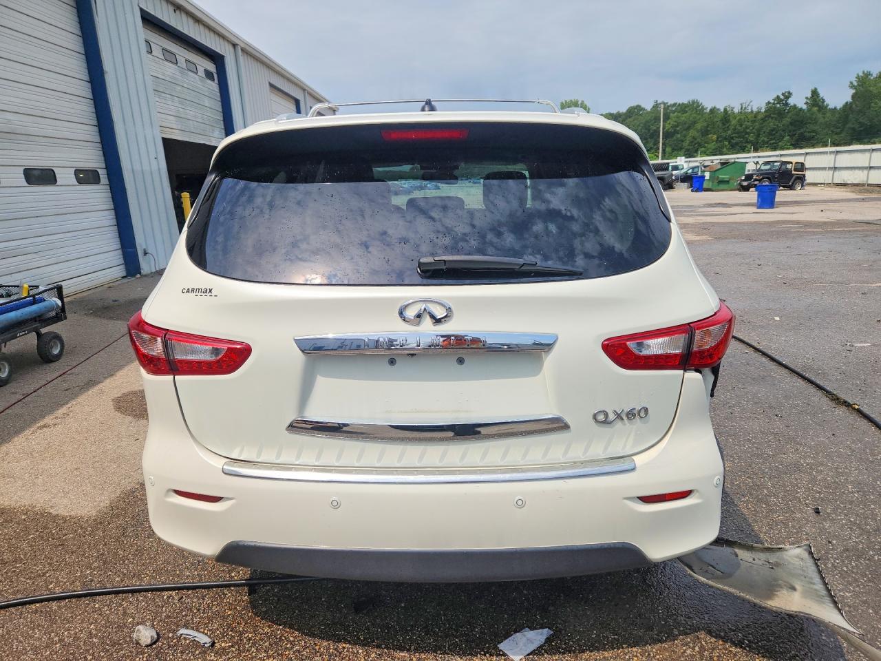 2015 Infiniti Qx60 Base White vin: 5N1AL0MM3FC520561