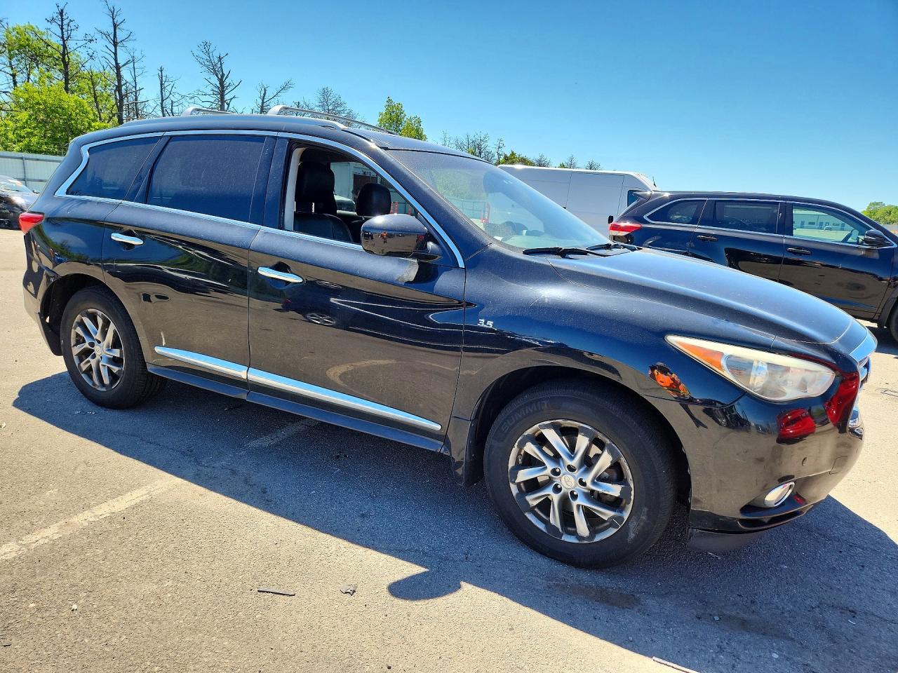 2015 Infiniti Qx60 Base Black vin: 5N1AL0MM3FC520592