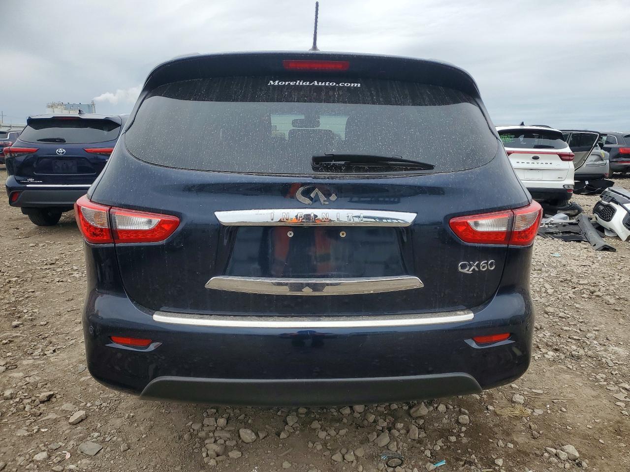 2015 Infiniti Qx60 Base Blue vin: 5N1AL0MM3FC520639