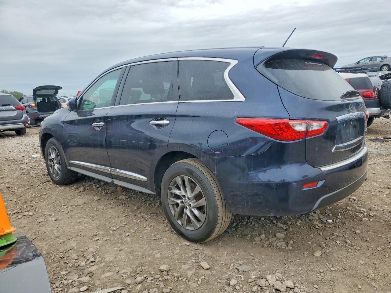 2015 Infiniti Qx60 Base Blue vin: 5N1AL0MM3FC520639