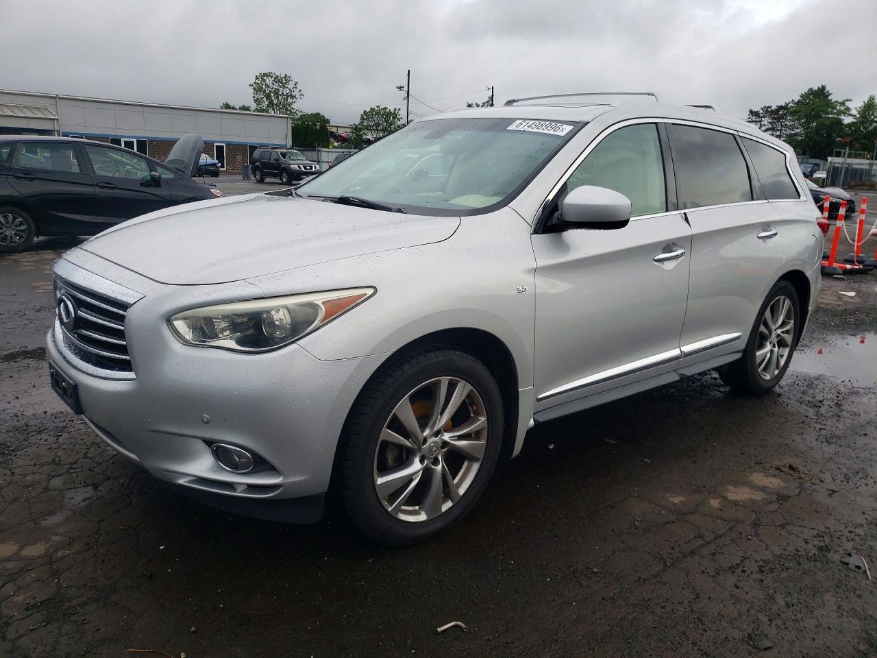 2015 Infiniti Qx60 Base Silver vin: 5N1AL0MM3FC521788