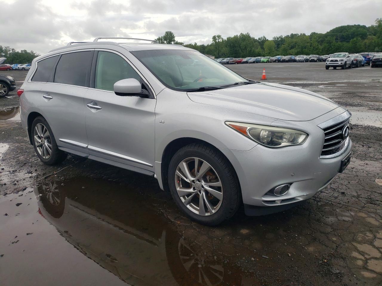 2015 Infiniti Qx60 Base Silver vin: 5N1AL0MM3FC521788