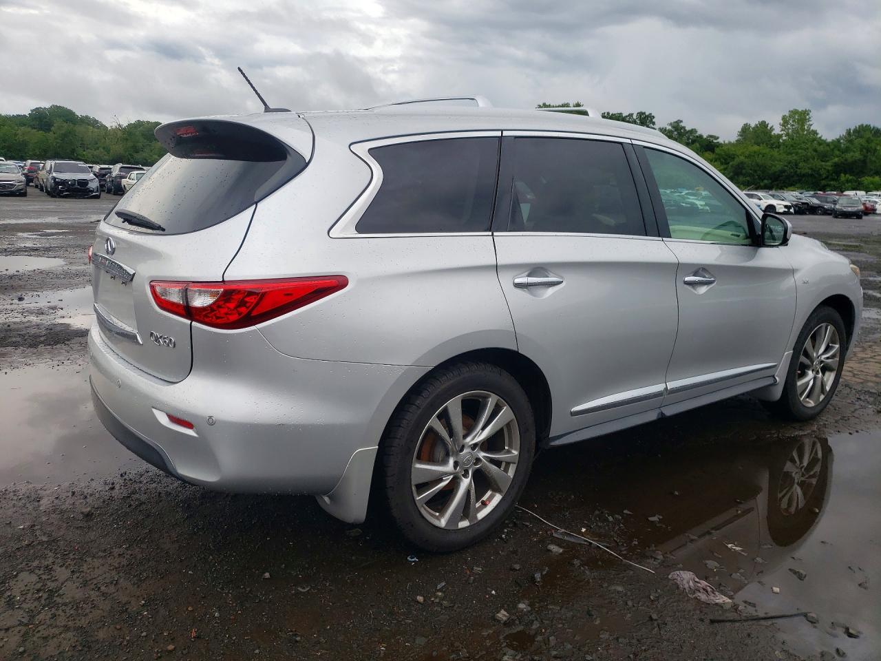 2015 Infiniti Qx60 Base Silver vin: 5N1AL0MM3FC521788