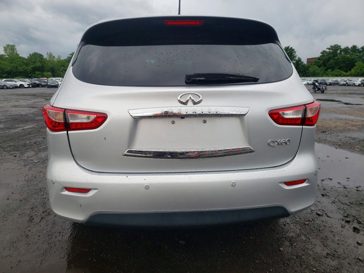 2015 Infiniti Qx60 Base Silver vin: 5N1AL0MM3FC521788