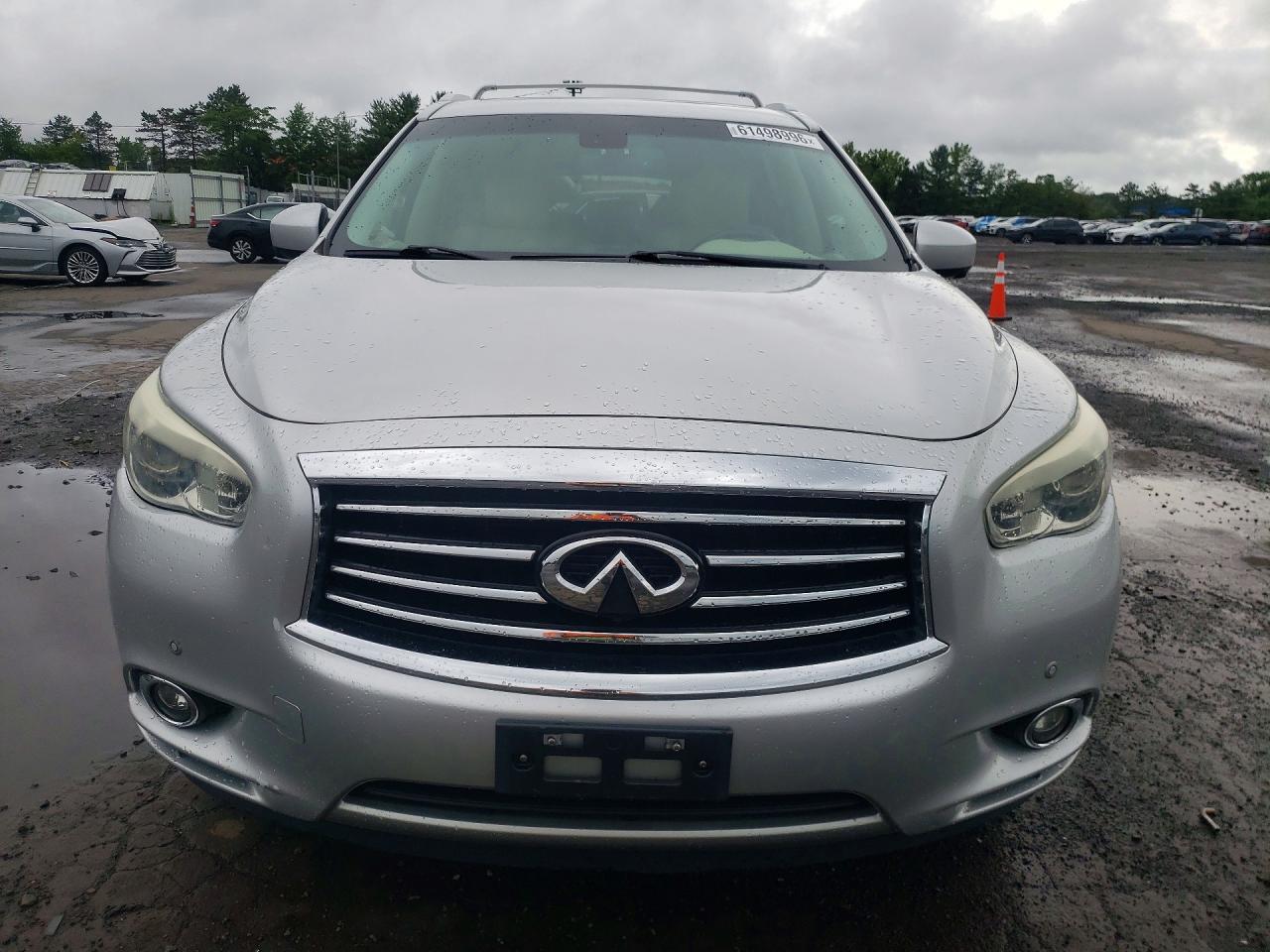 2015 Infiniti Qx60 Base Silver vin: 5N1AL0MM3FC521788