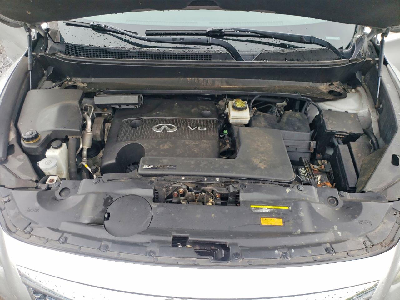 2015 Infiniti Qx60 Base Silver vin: 5N1AL0MM3FC521788