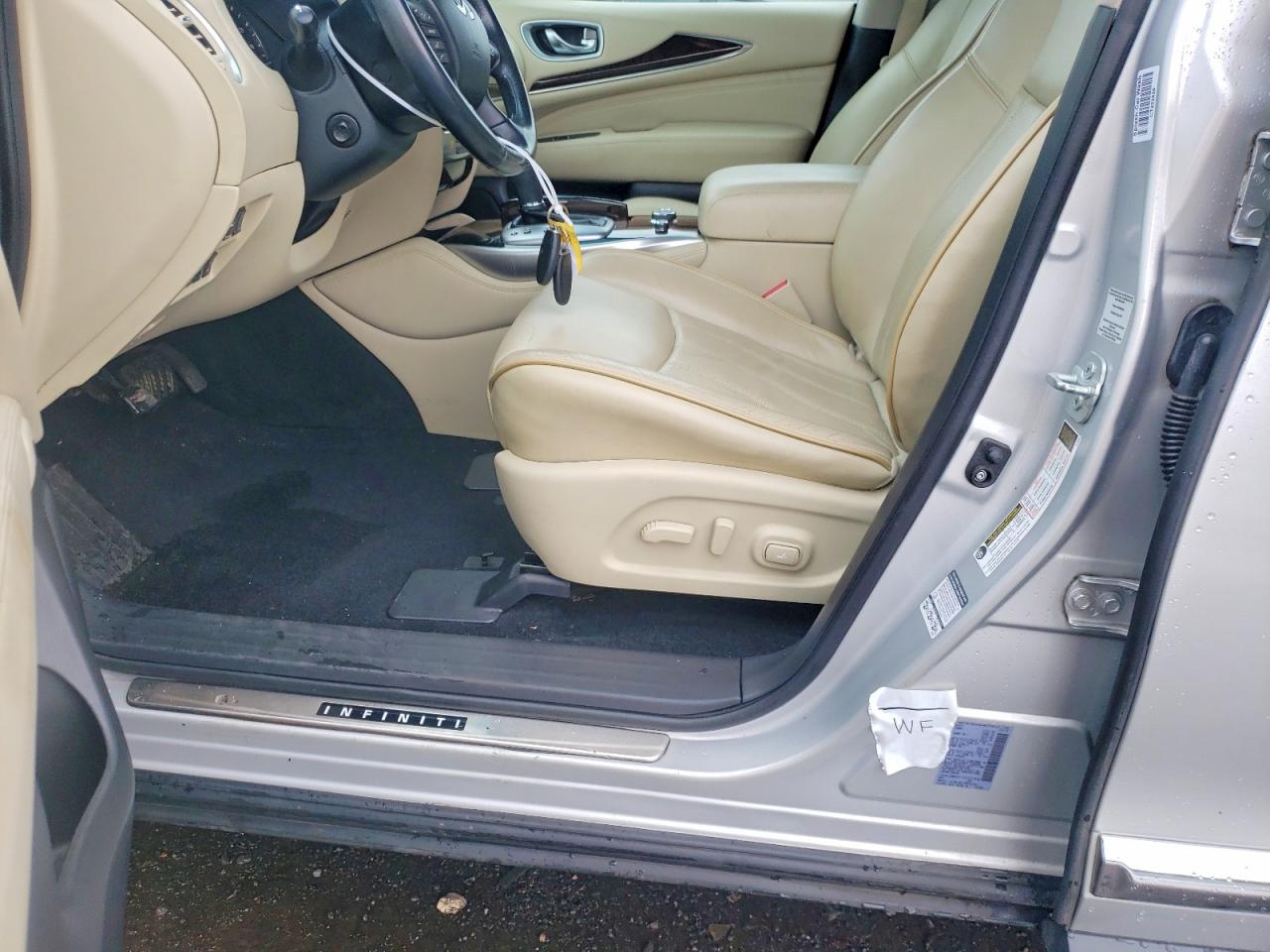 2015 Infiniti Qx60 Base Silver vin: 5N1AL0MM3FC521788