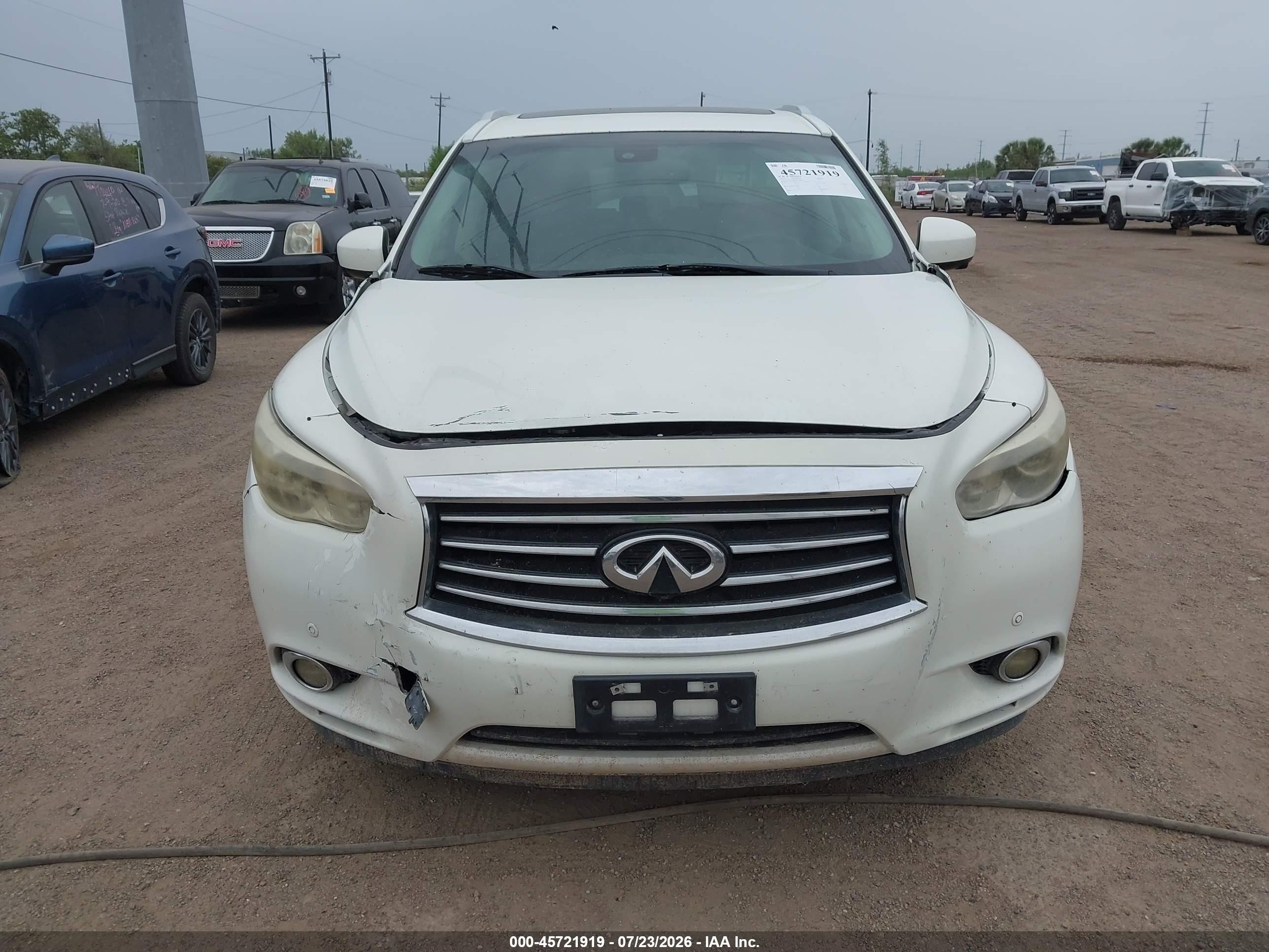 2015 Infiniti Qx60   White vin: 5N1AL0MM3FC526845