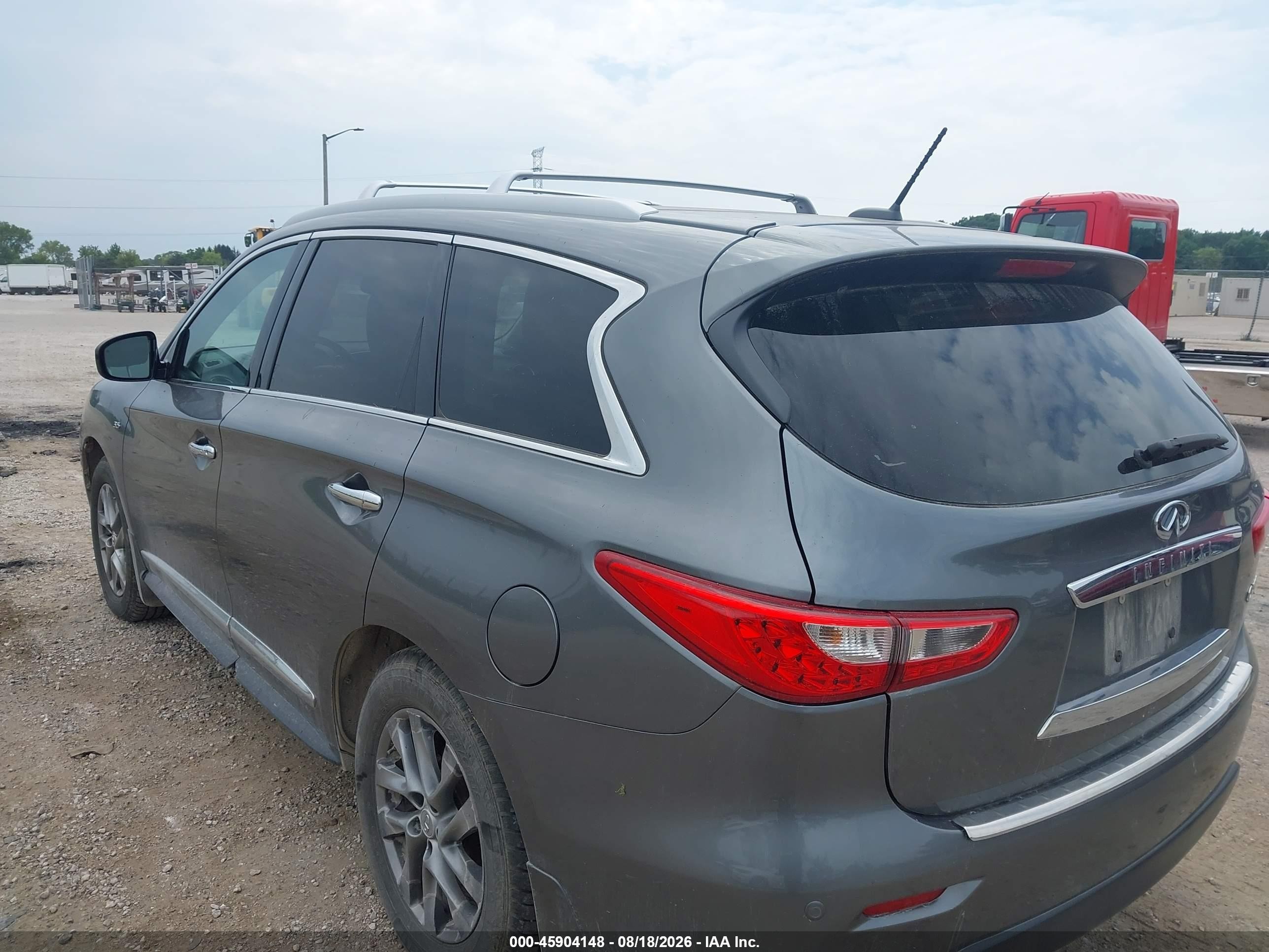 2015 Infiniti Qx60 Gray vin: 5N1AL0MM3FC528336