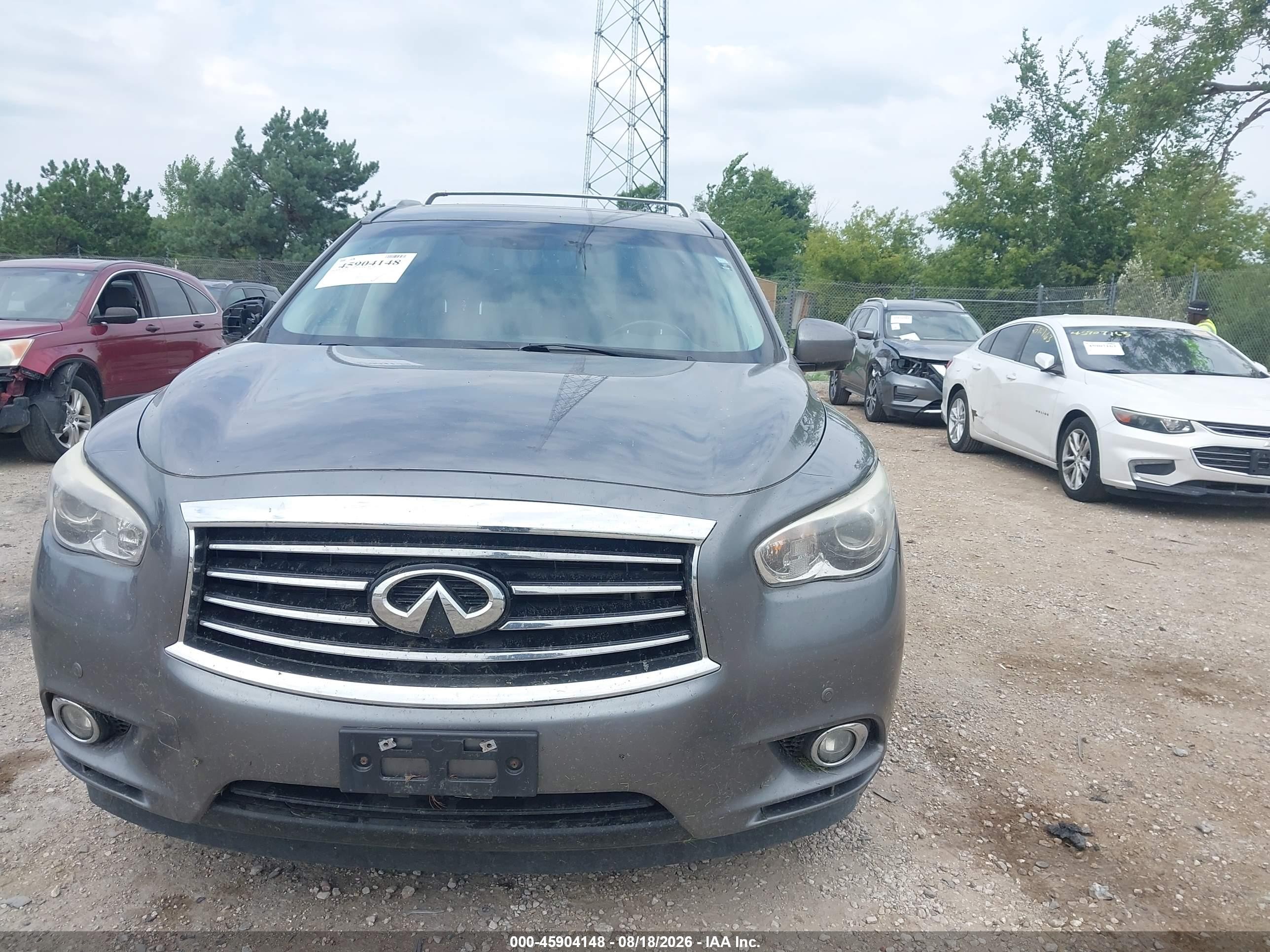 2015 Infiniti Qx60 Gray vin: 5N1AL0MM3FC528336
