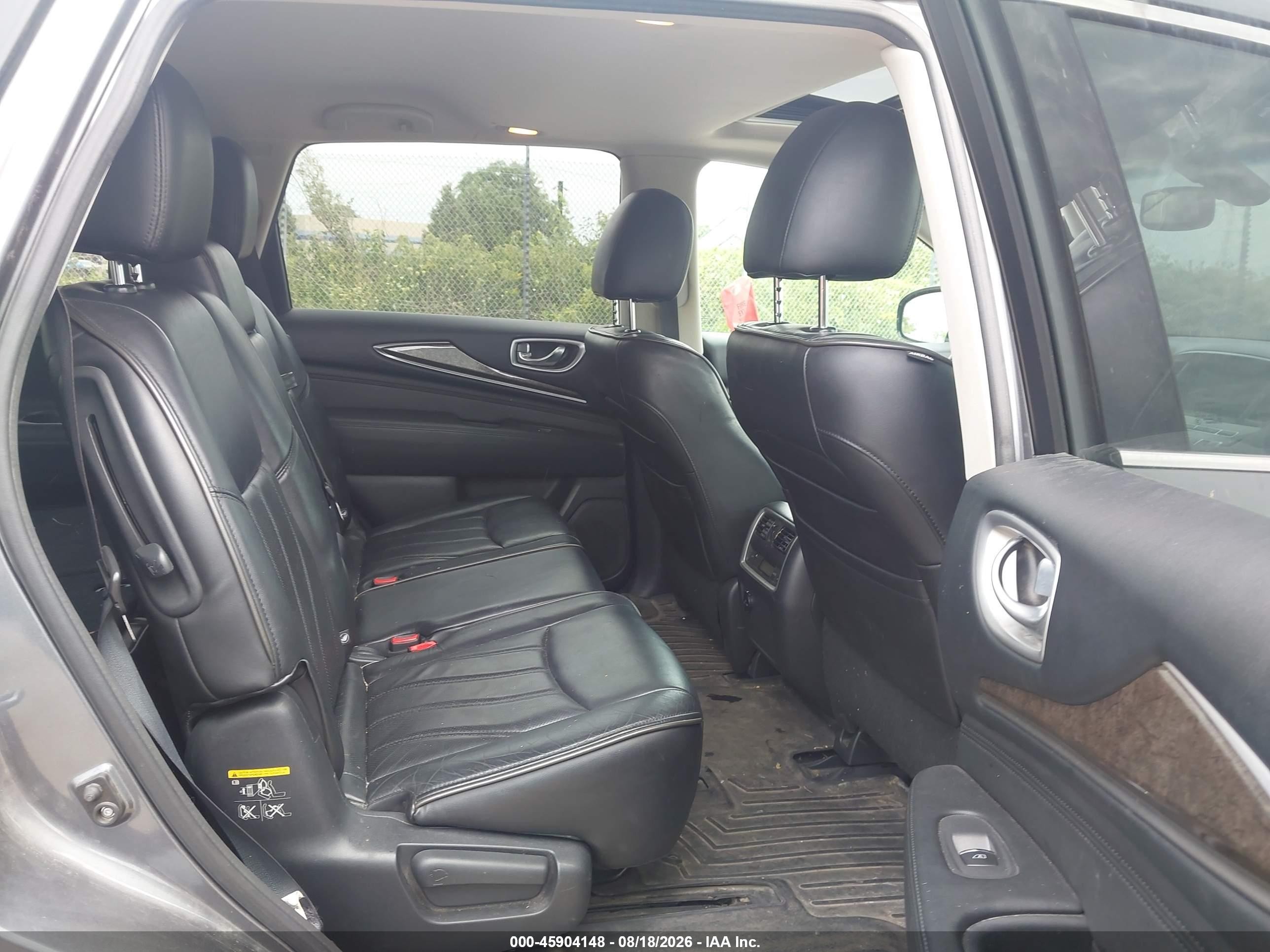2015 Infiniti Qx60 Gray vin: 5N1AL0MM3FC528336