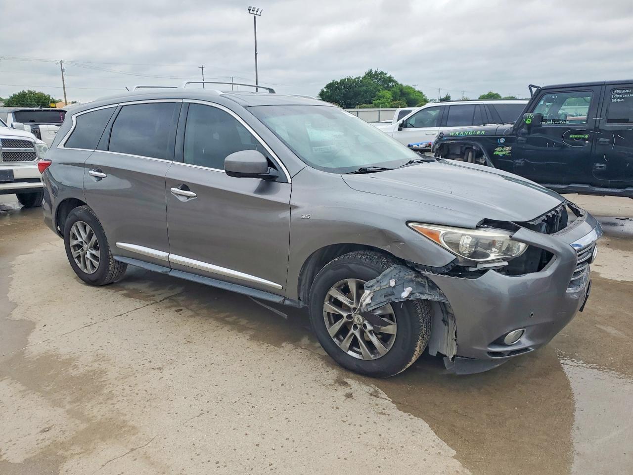 2015 Infiniti Qx60 Base Silver vin: 5N1AL0MM3FC535173