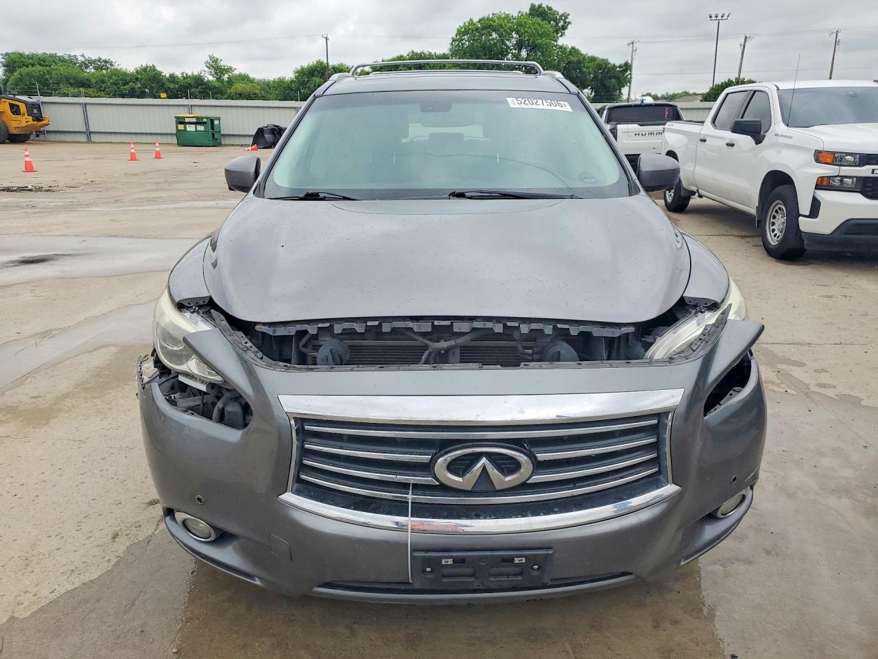 2015 Infiniti Qx60 Base Silver vin: 5N1AL0MM3FC535173
