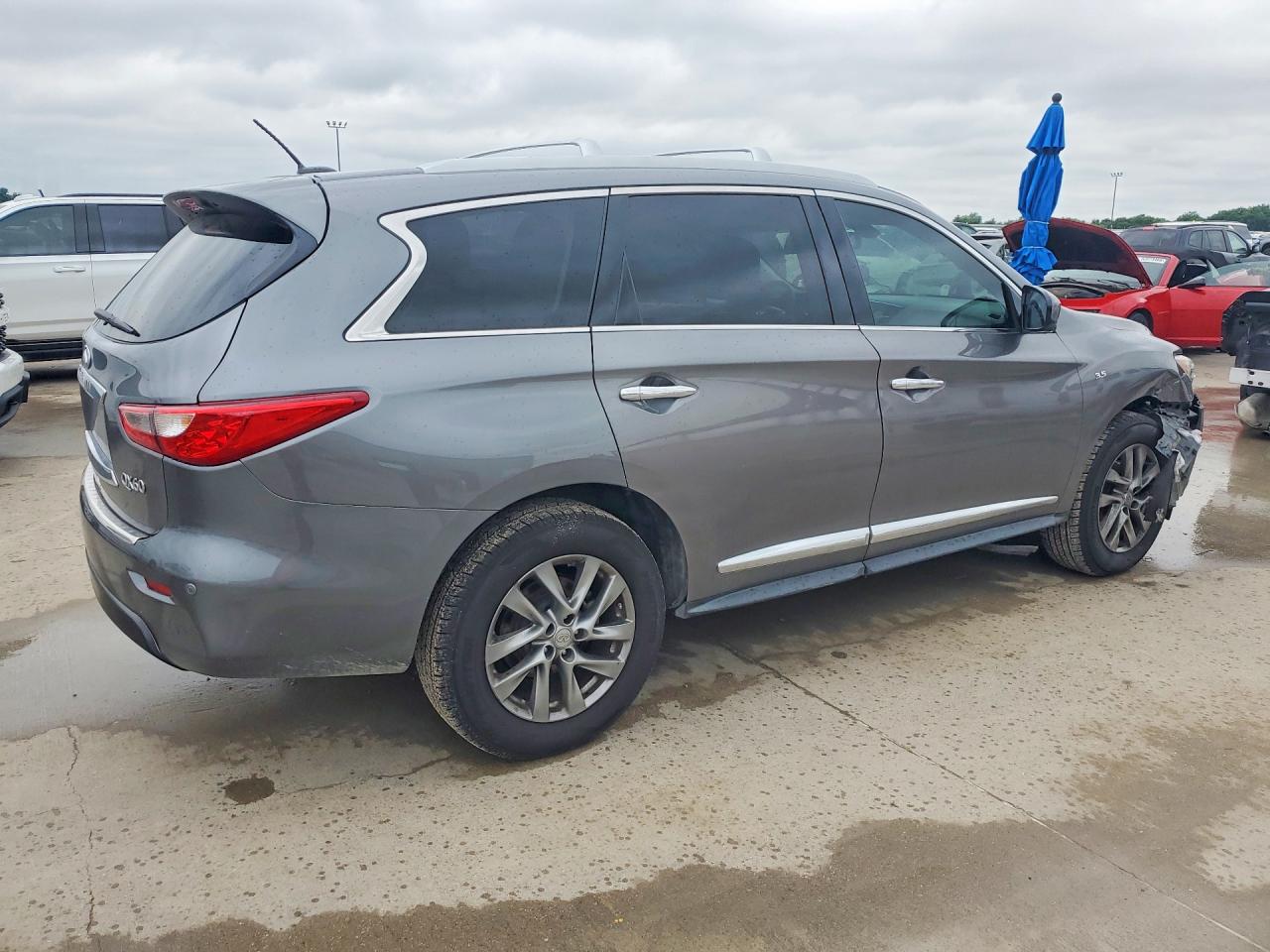 2015 Infiniti Qx60 Base Silver vin: 5N1AL0MM3FC535173