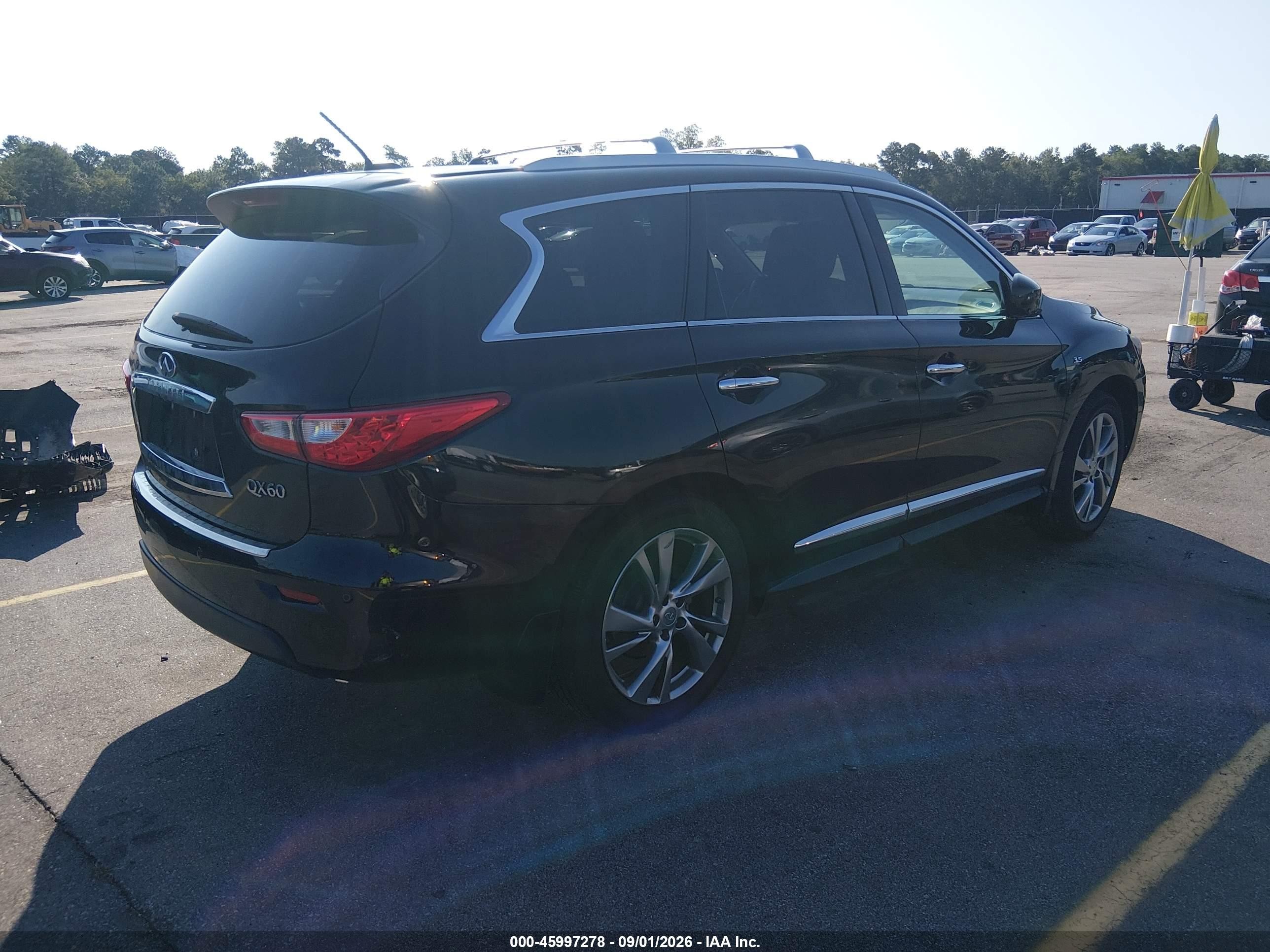 2015 Infiniti Qx60   Black vin: 5N1AL0MM3FC540471