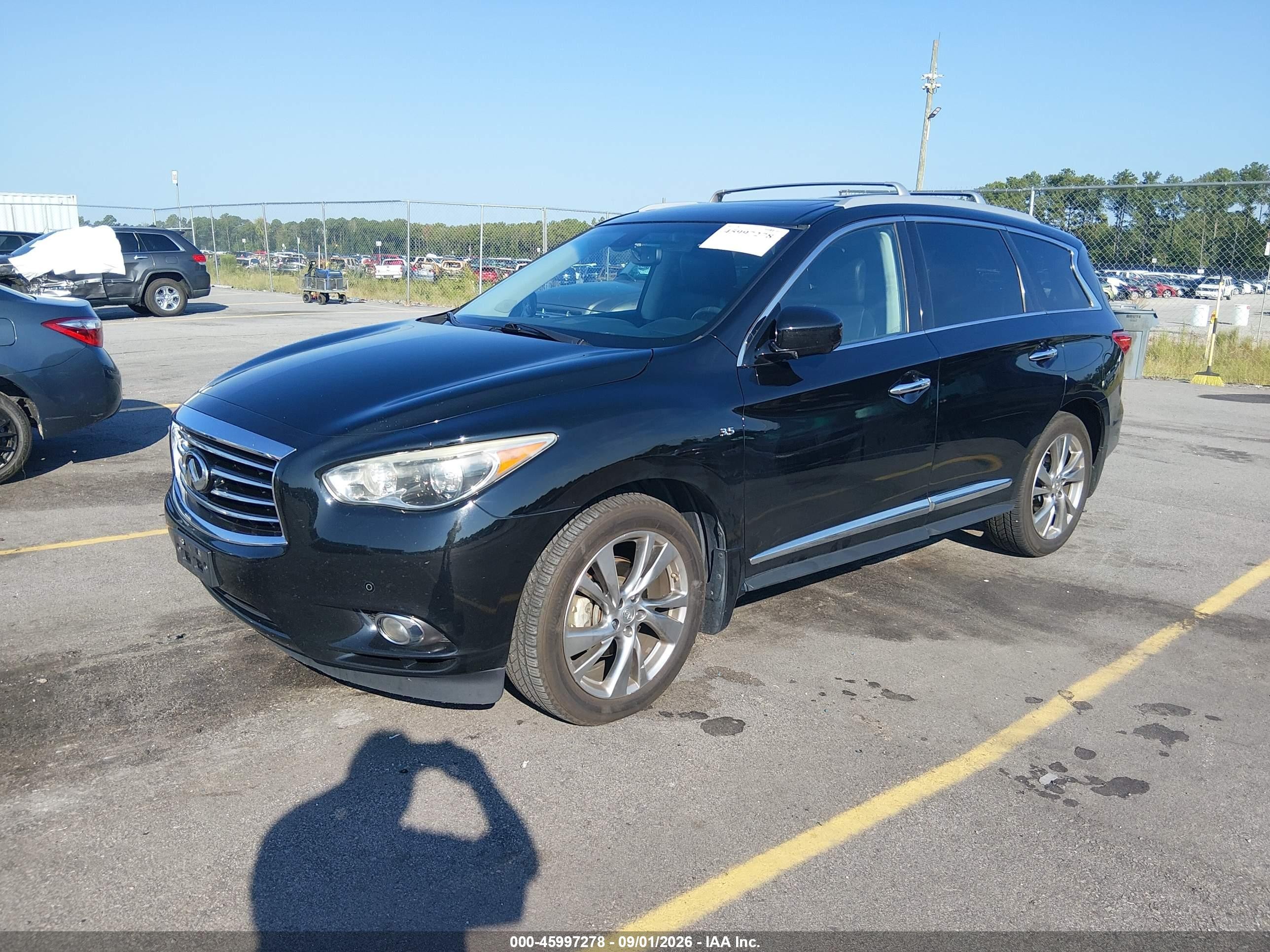 2015 Infiniti Qx60   Black vin: 5N1AL0MM3FC540471