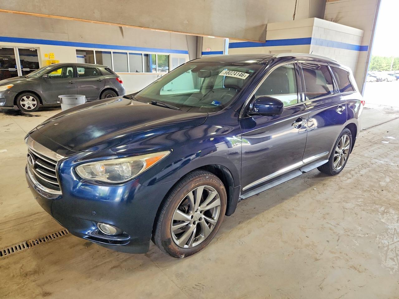 2015 Infiniti Qx60 Base Blue vin: 5N1AL0MM3FC541233