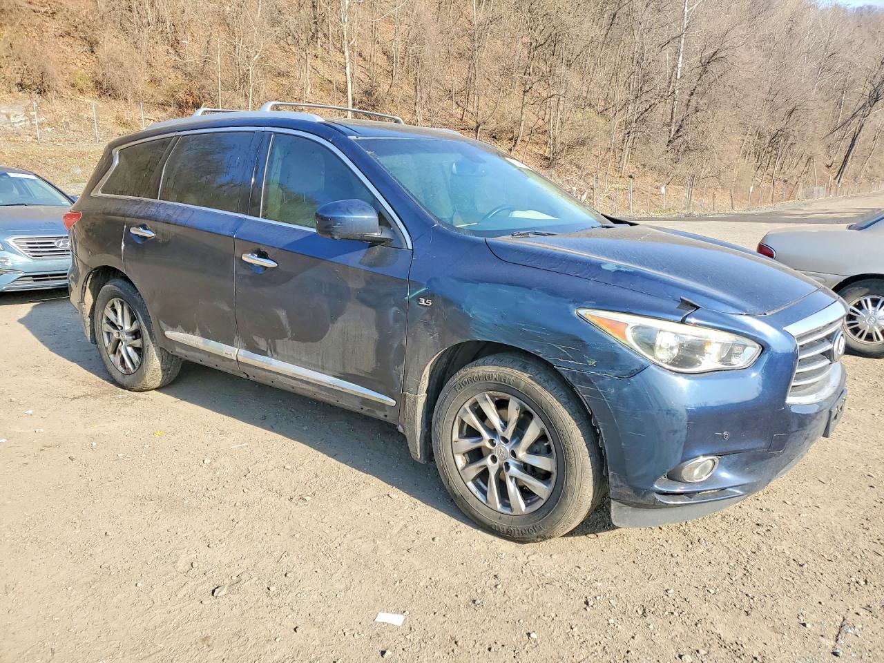 2015 Infiniti Qx60 Base Синий vin: 5N1AL0MM3FC553995