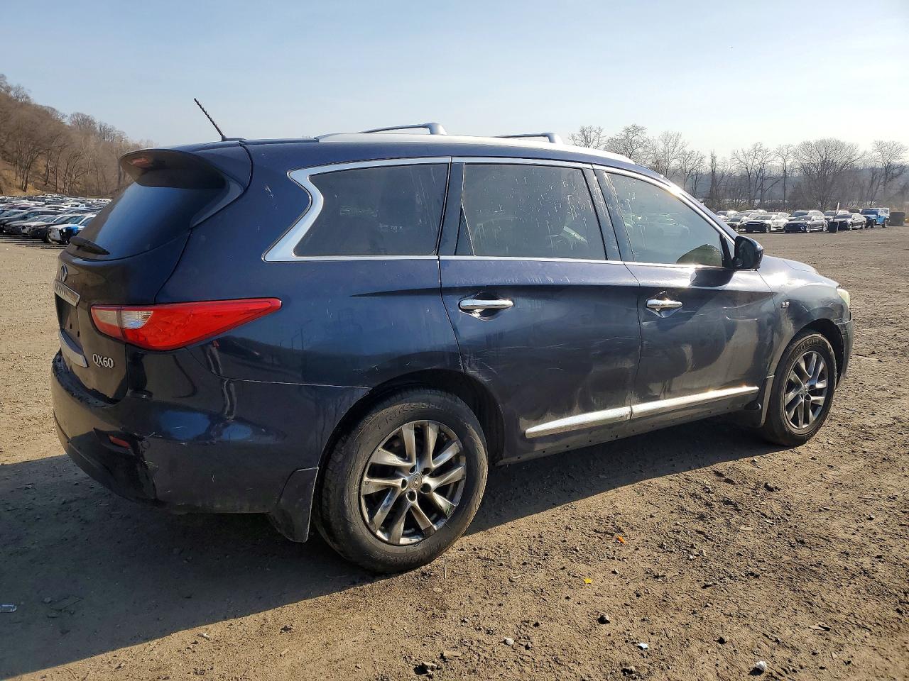 2015 Infiniti Qx60 Base Синий vin: 5N1AL0MM3FC553995