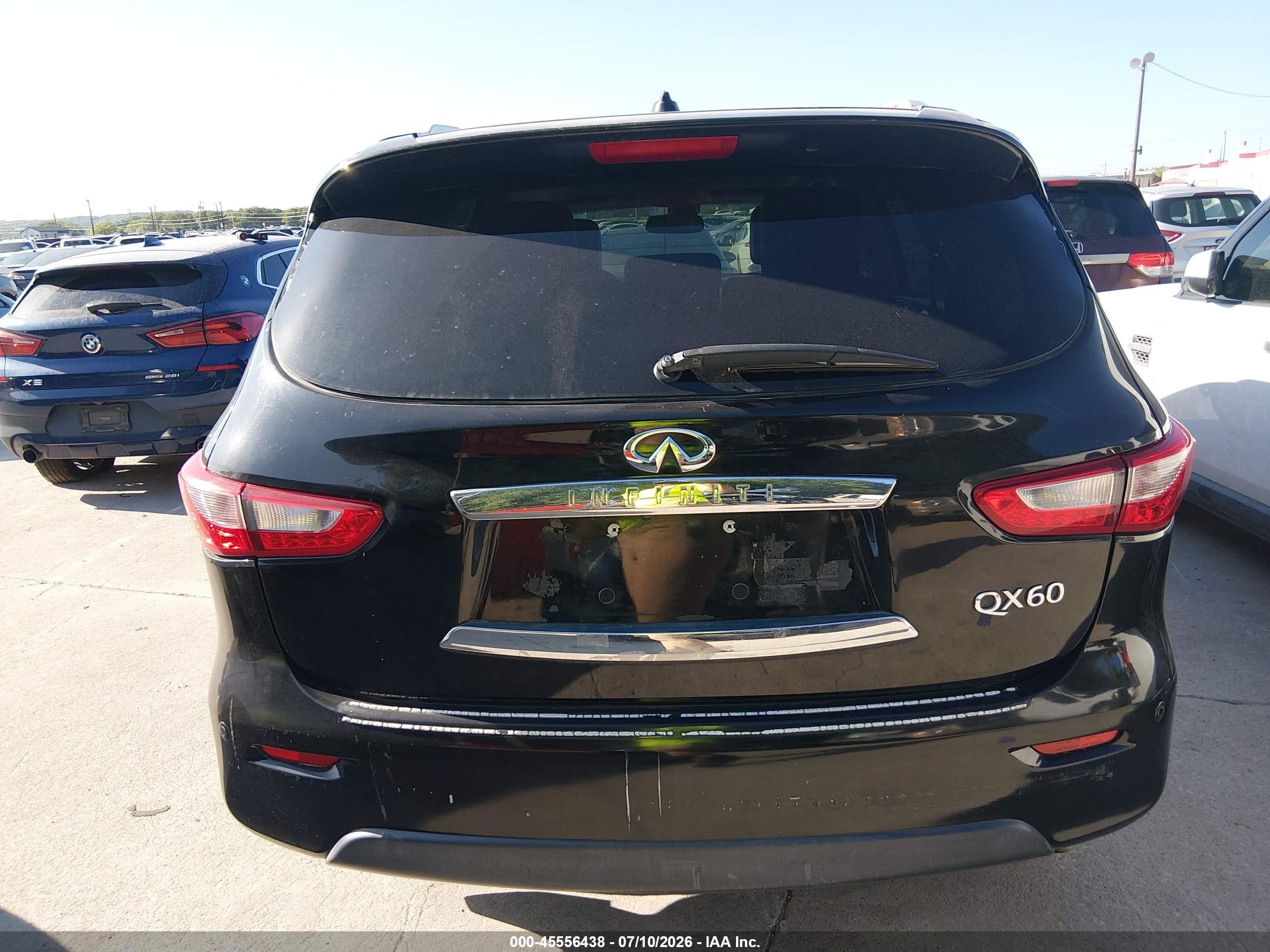 2015 Infiniti Qx60   Black vin: 5N1AL0MM3FC557657