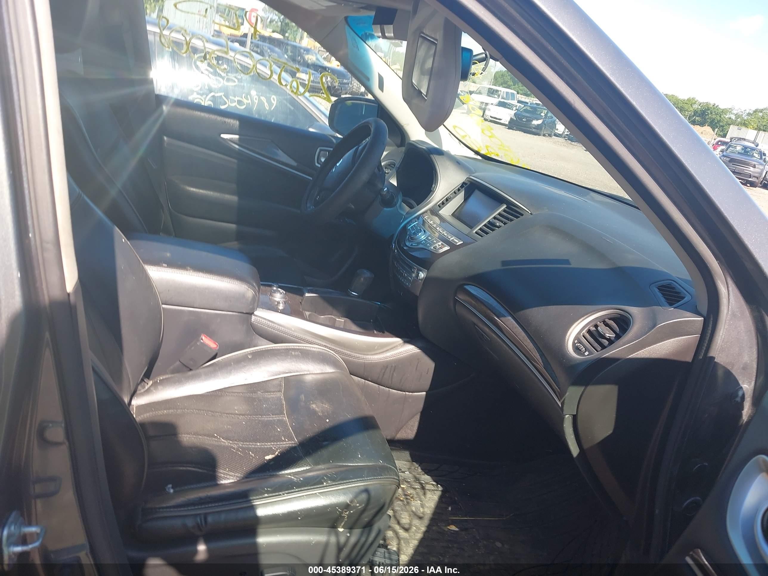 2015 Infiniti Qx60   Gray vin: 5N1AL0MM3FC558033