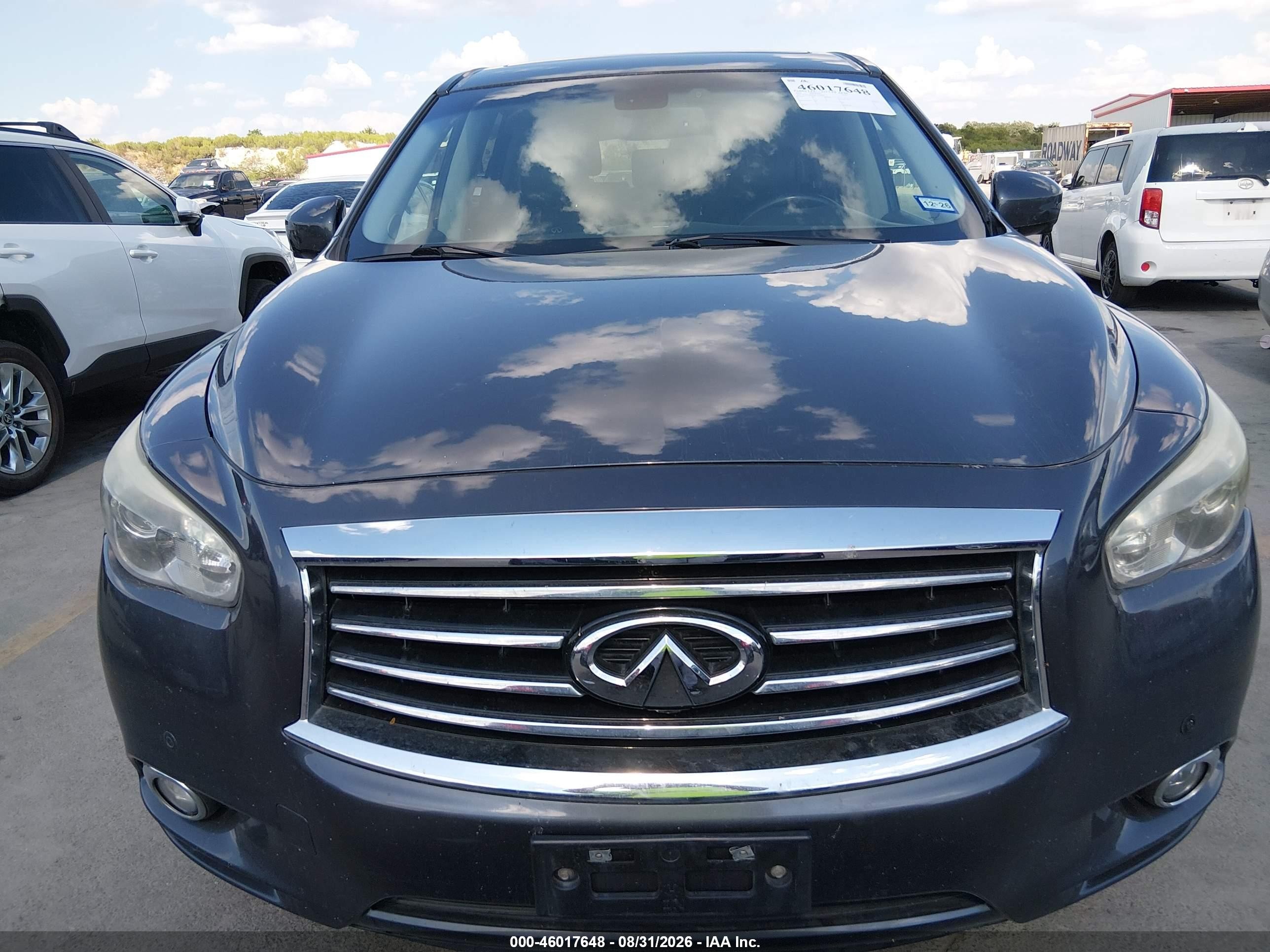 2013 Infiniti Jx35   Gray vin: 5N1AL0MM4DC300486
