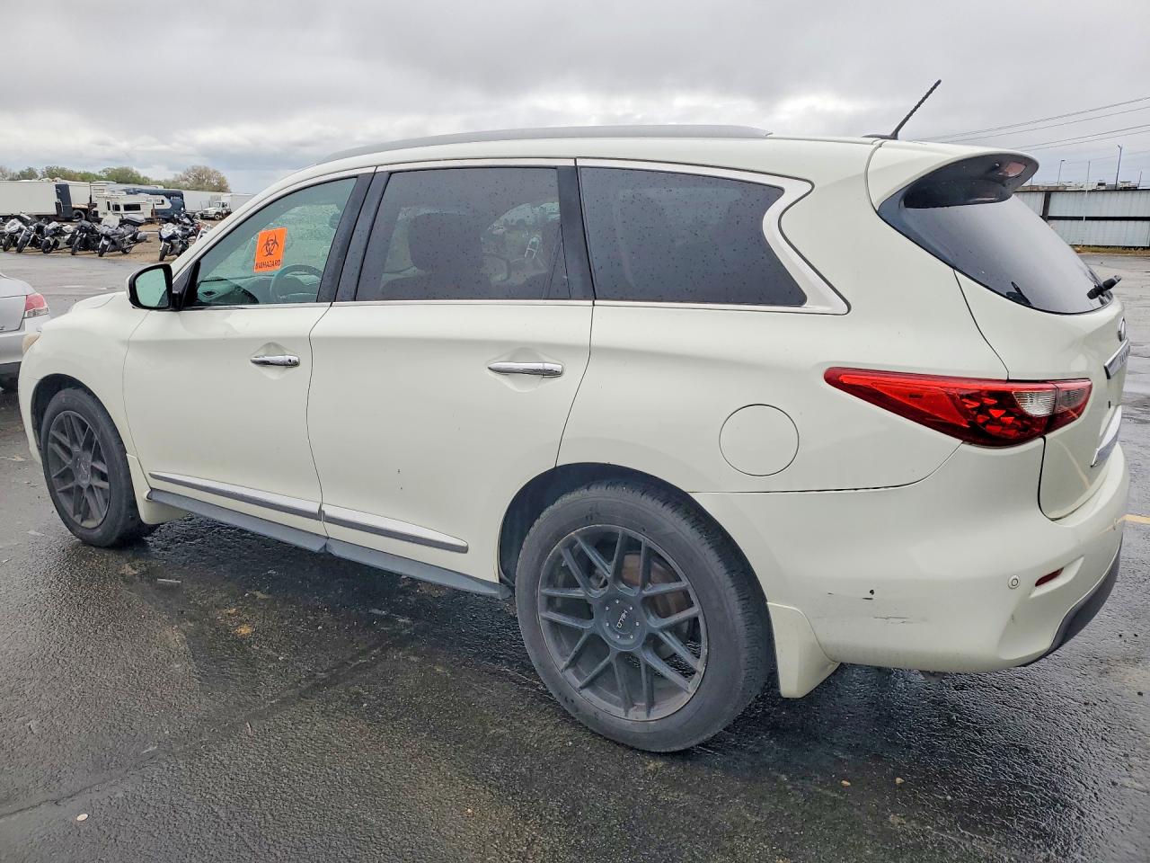 2013 Infiniti Jx35 Base White vin: 5N1AL0MM4DC302884