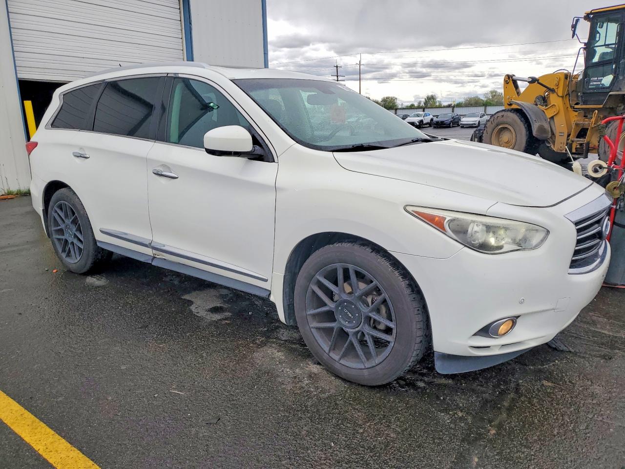 2013 Infiniti Jx35 Base White vin: 5N1AL0MM4DC302884