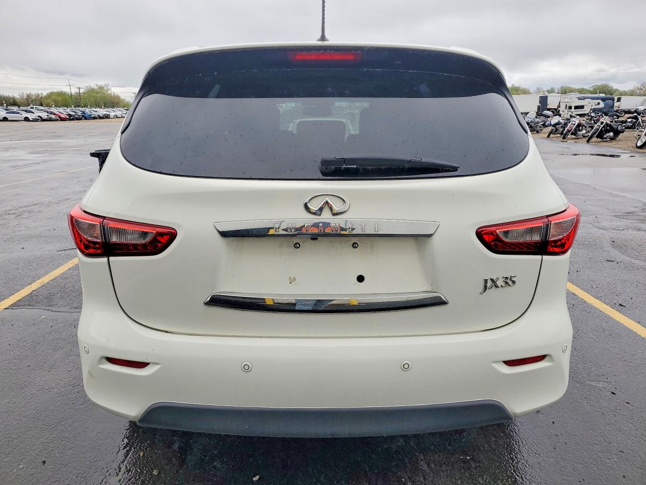2013 Infiniti Jx35 Base White vin: 5N1AL0MM4DC302884