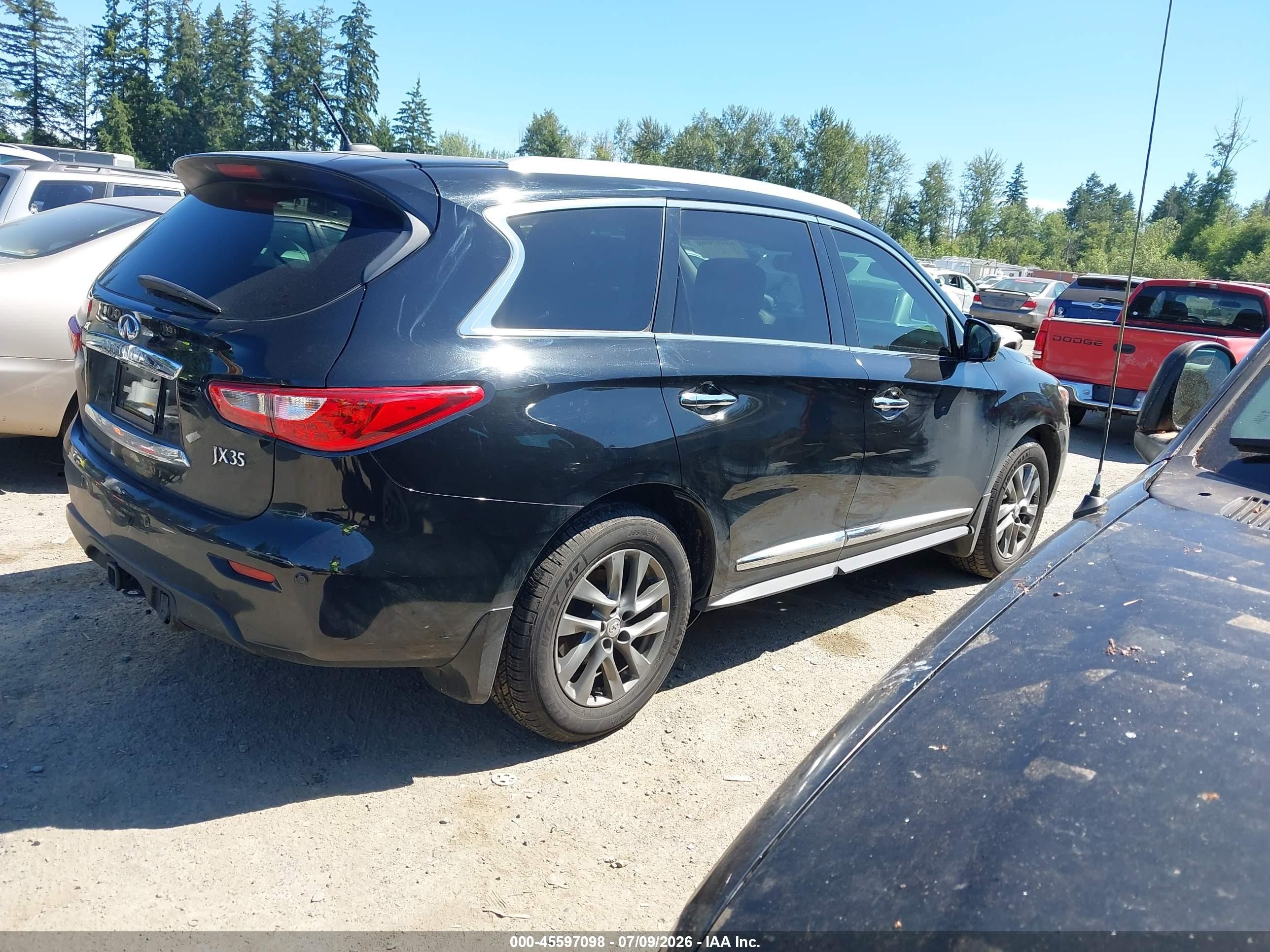 2013 Infiniti Jx35   Black vin: 5N1AL0MM4DC303050