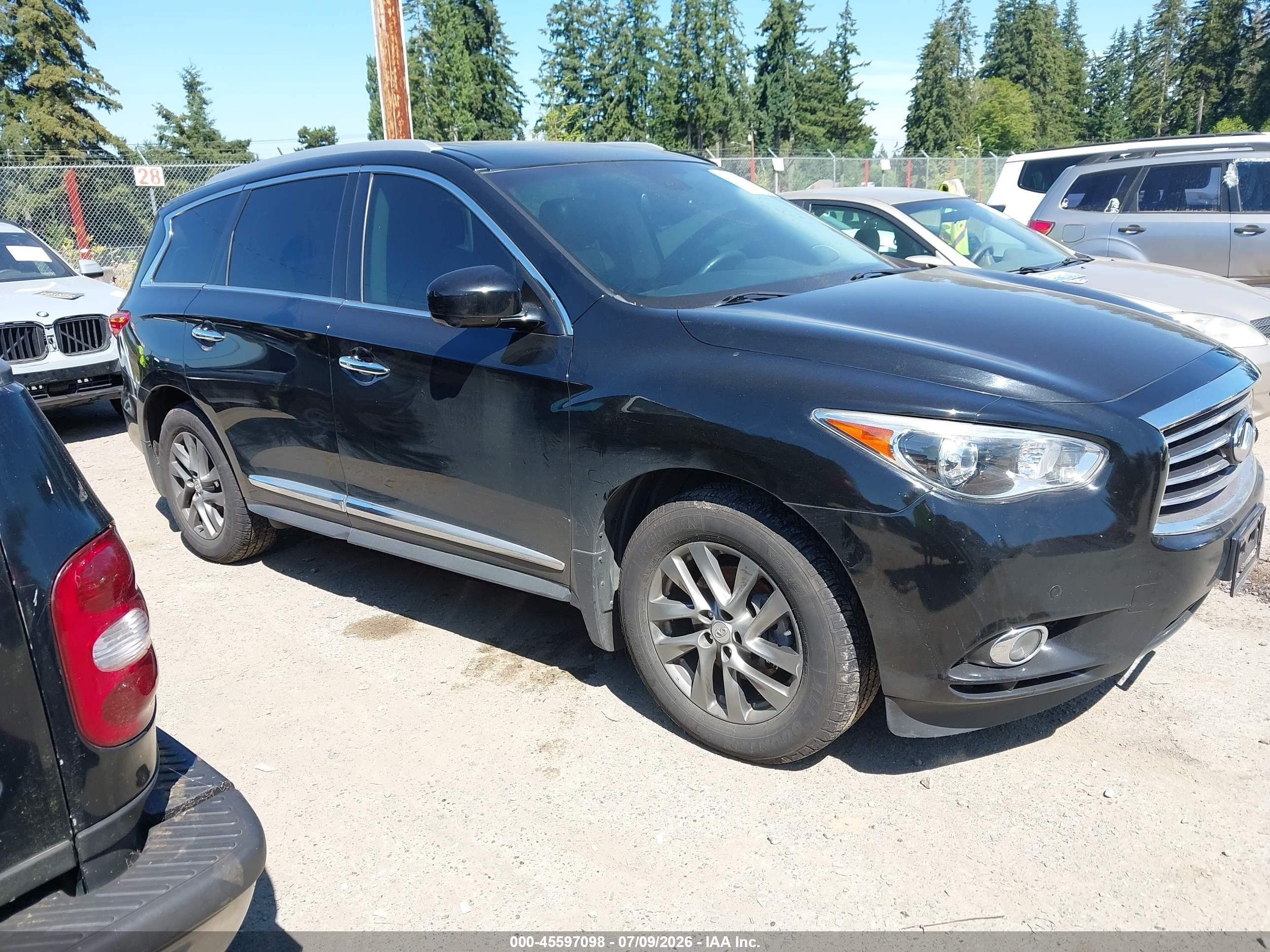 2013 Infiniti Jx35   Black vin: 5N1AL0MM4DC303050
