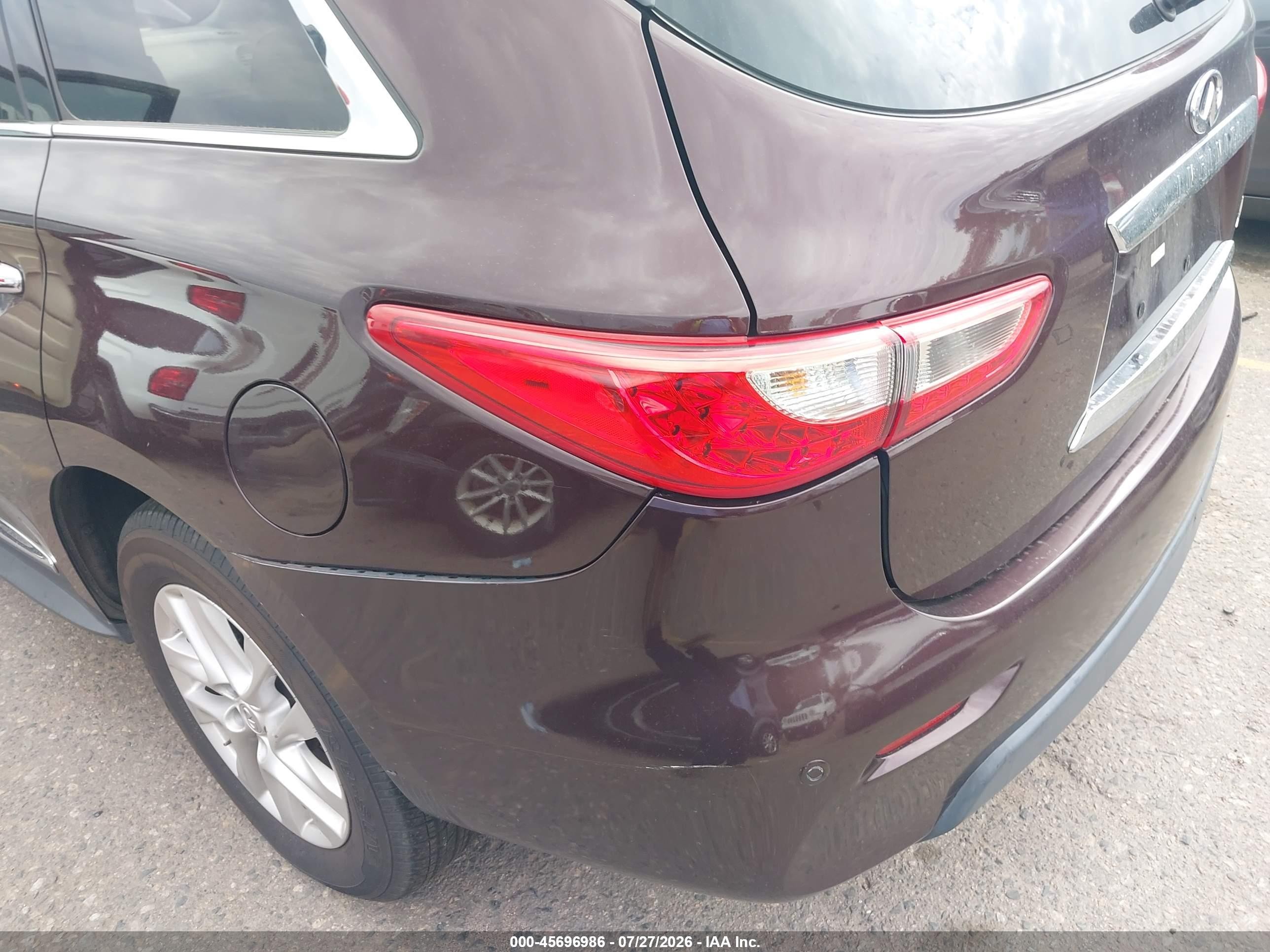 2013 Infiniti Jx35 Красный vin: 5N1AL0MM4DC307244