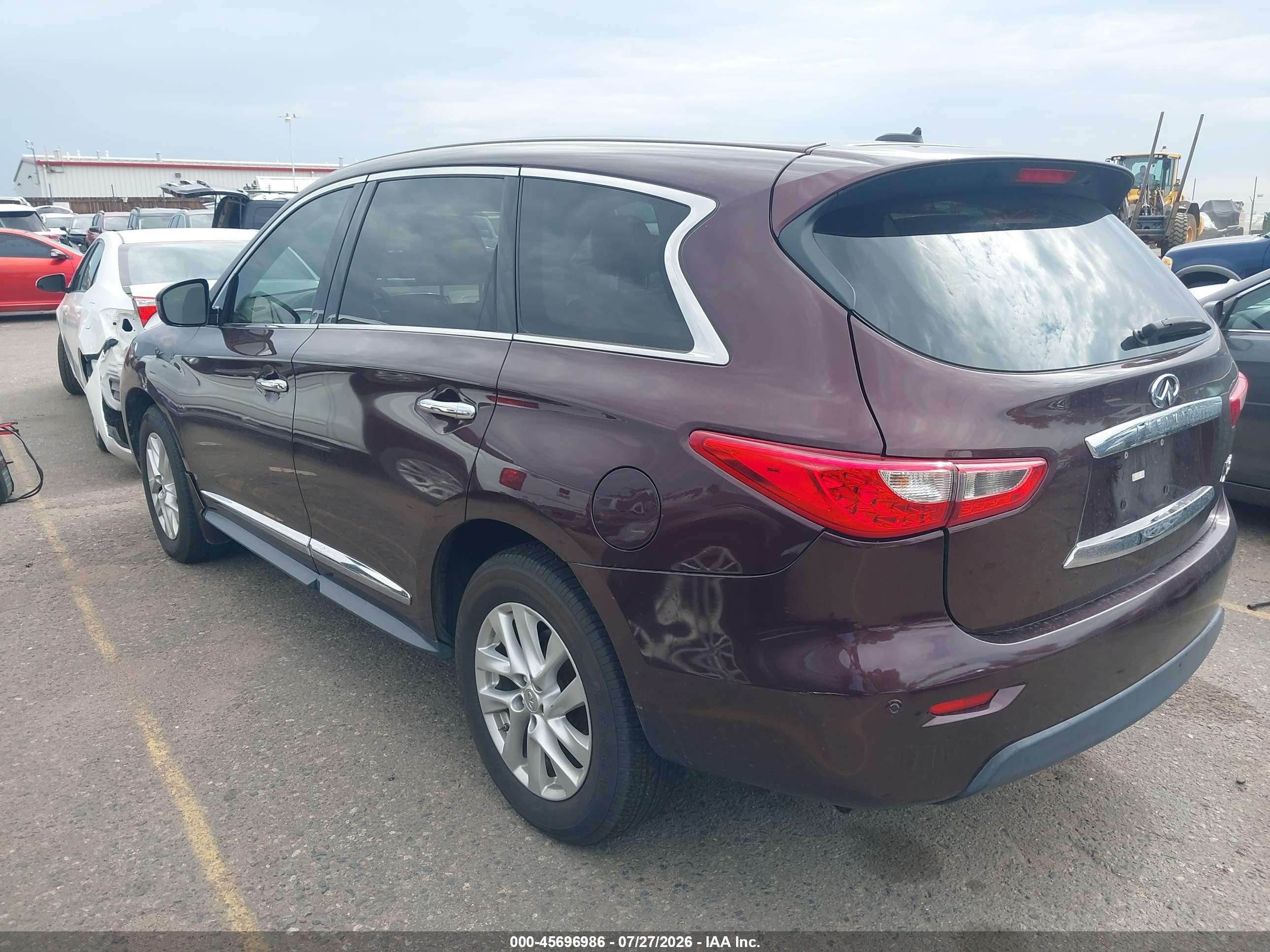 2013 Infiniti Jx35 Красный vin: 5N1AL0MM4DC307244