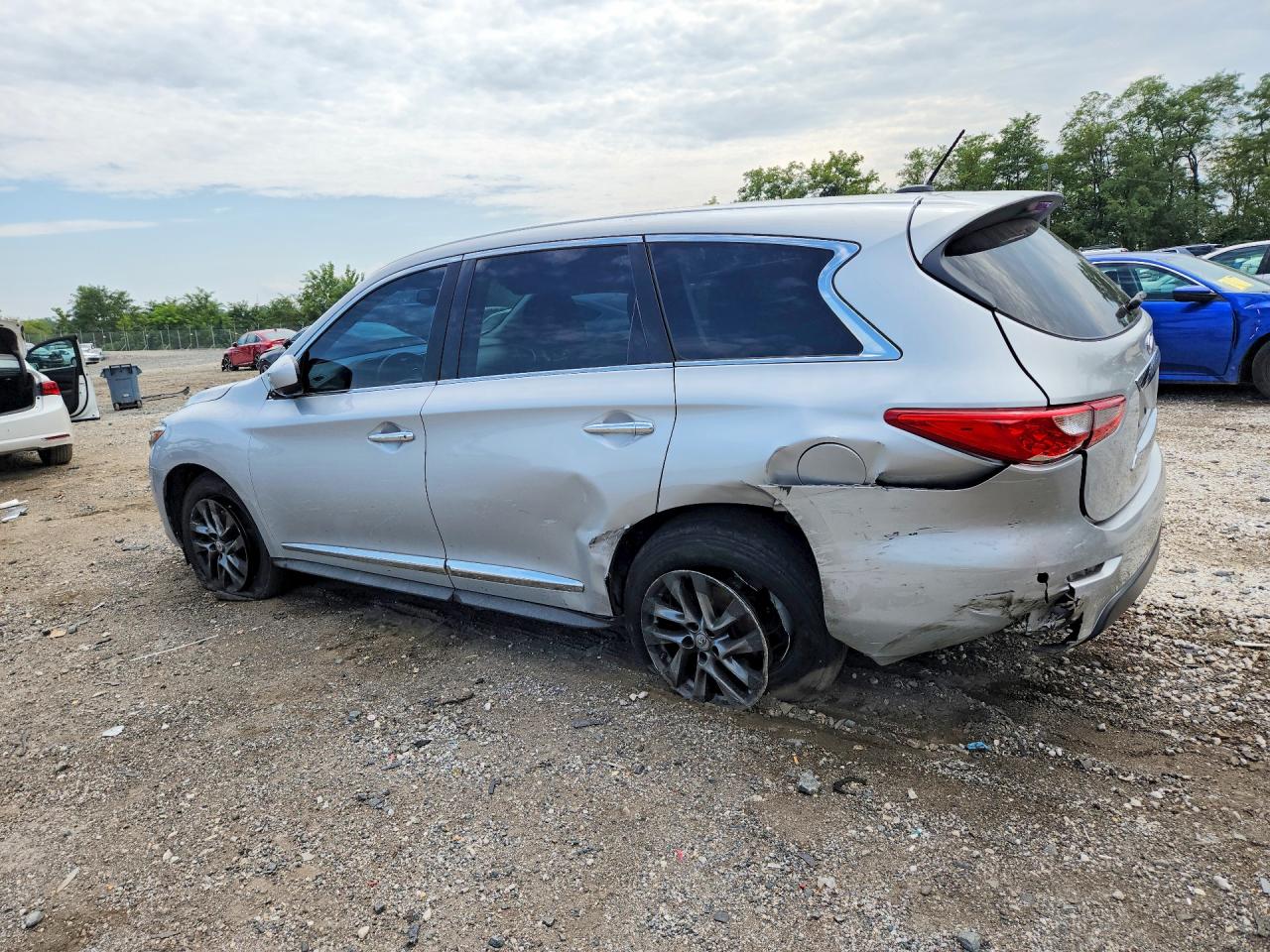 2013 Infiniti Jx35 Base Silver vin: 5N1AL0MM4DC318034