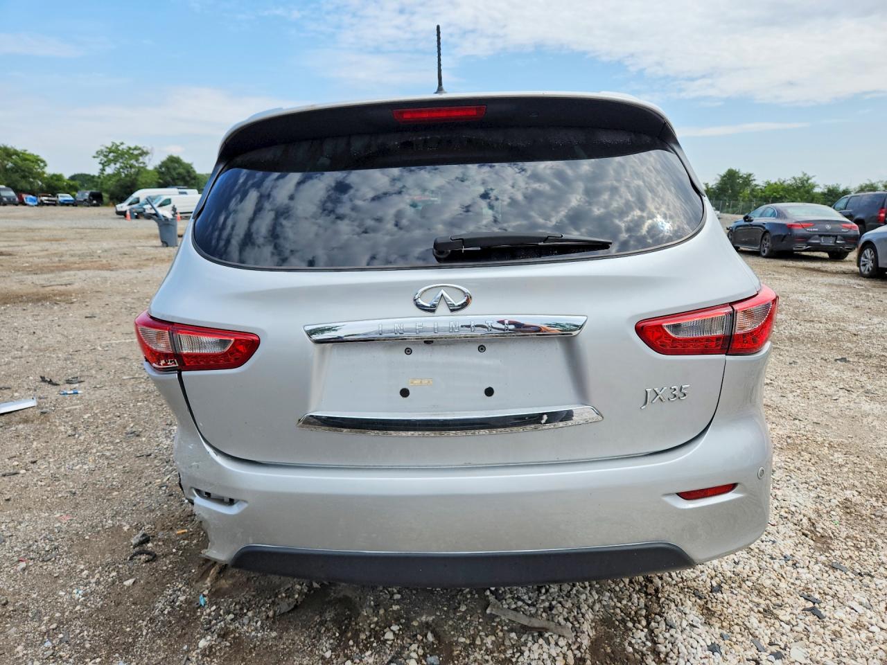 2013 Infiniti Jx35 Base Silver vin: 5N1AL0MM4DC318034