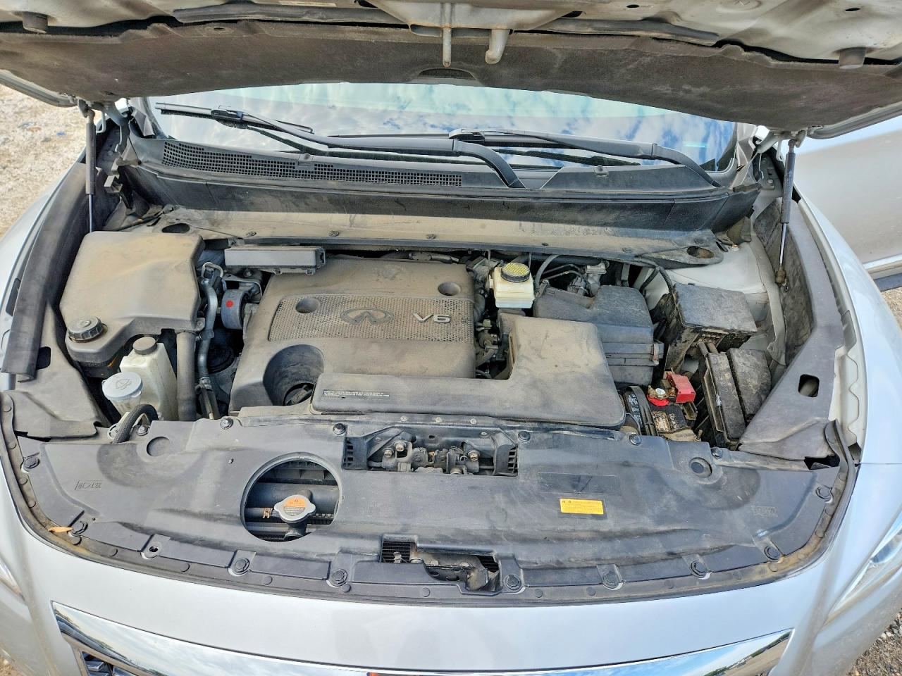 2013 Infiniti Jx35 Base Silver vin: 5N1AL0MM4DC318034
