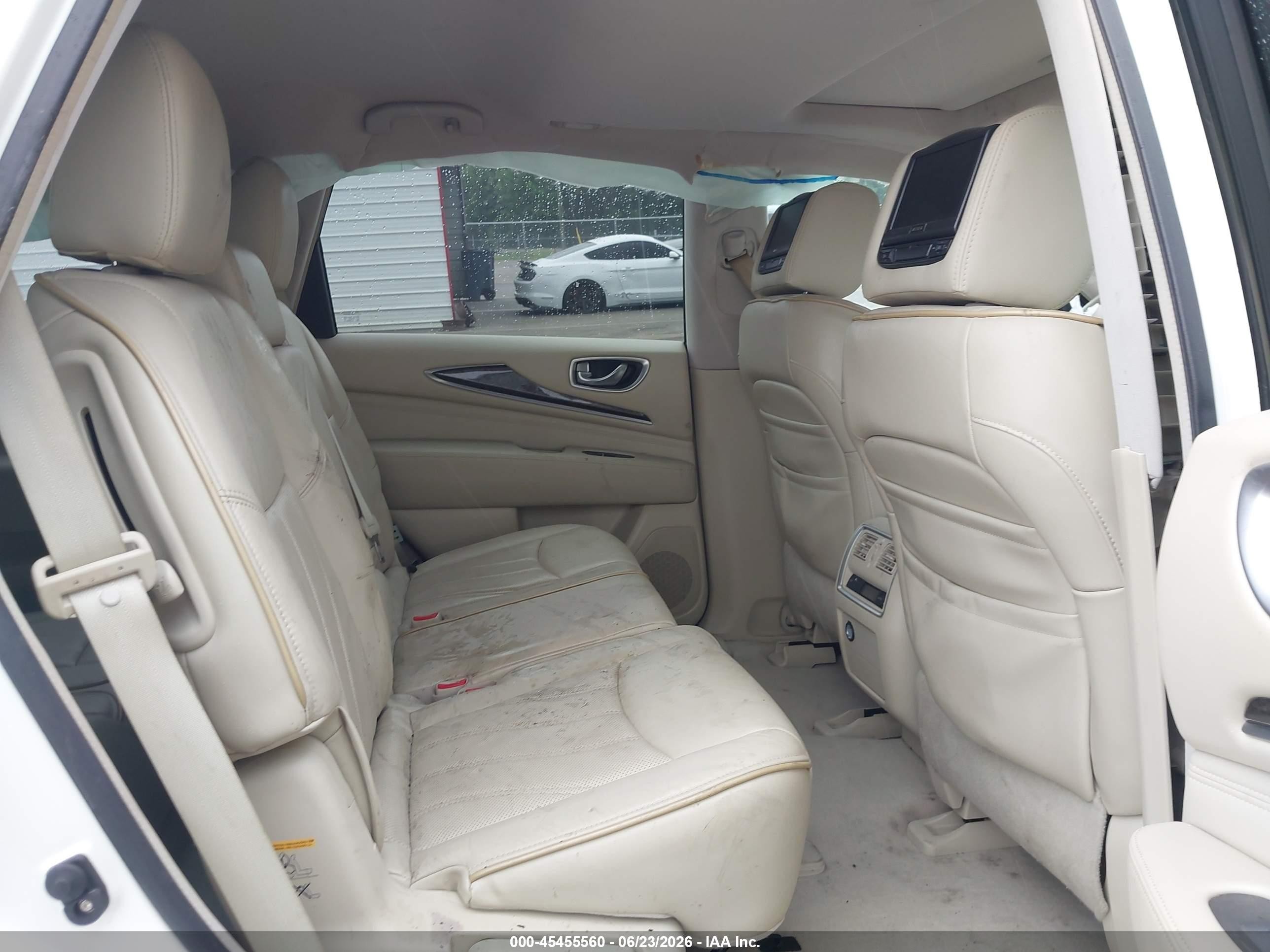 2013 Infiniti Jx35 White vin: 5N1AL0MM4DC319927