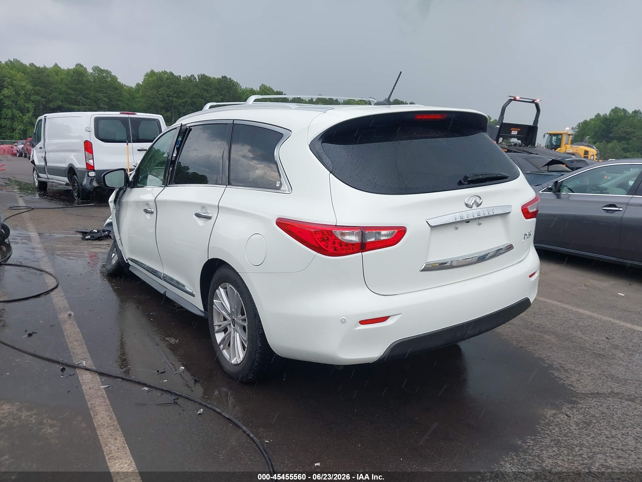 2013 Infiniti Jx35 White vin: 5N1AL0MM4DC319927