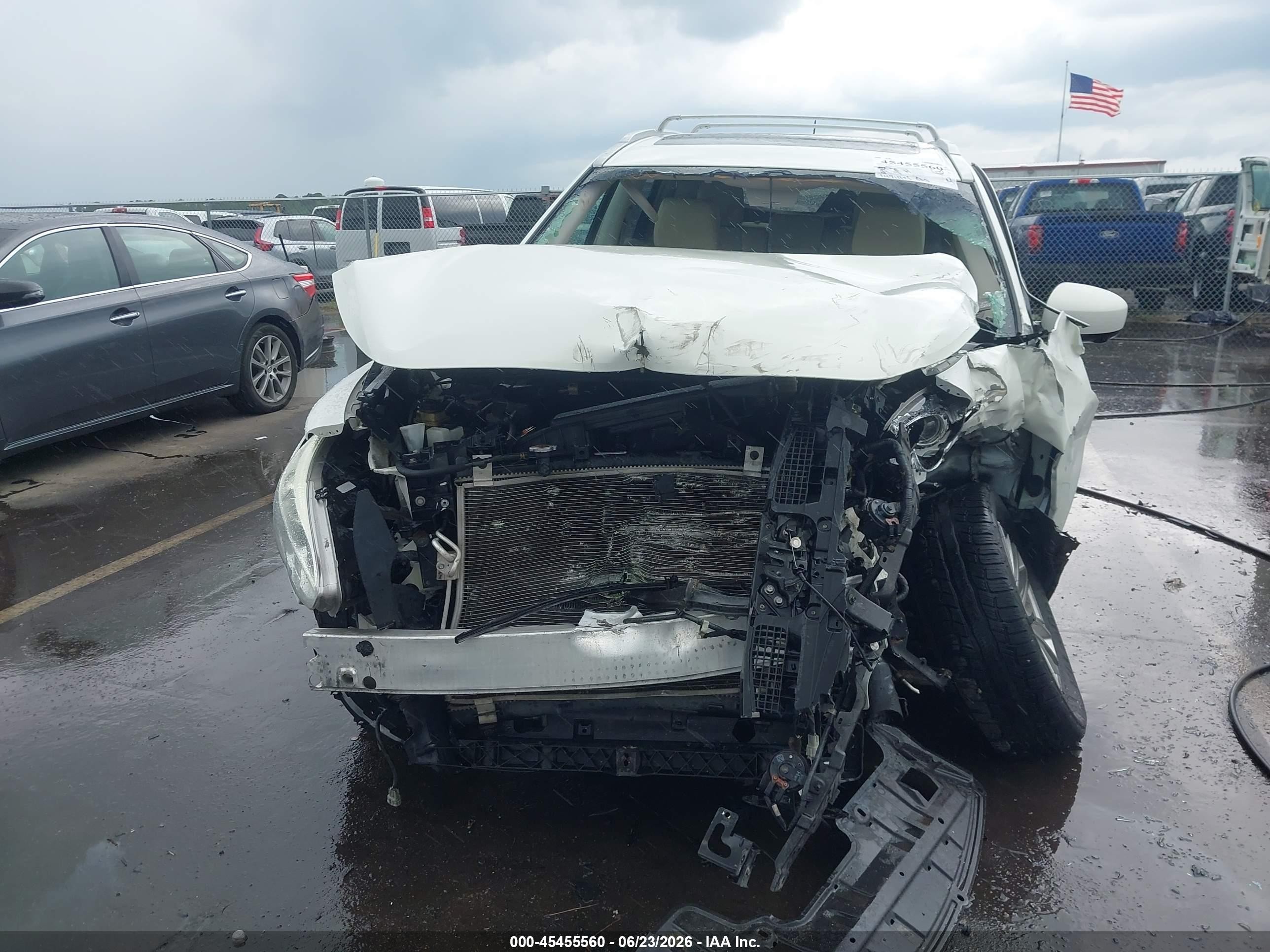 2013 Infiniti Jx35 White vin: 5N1AL0MM4DC319927