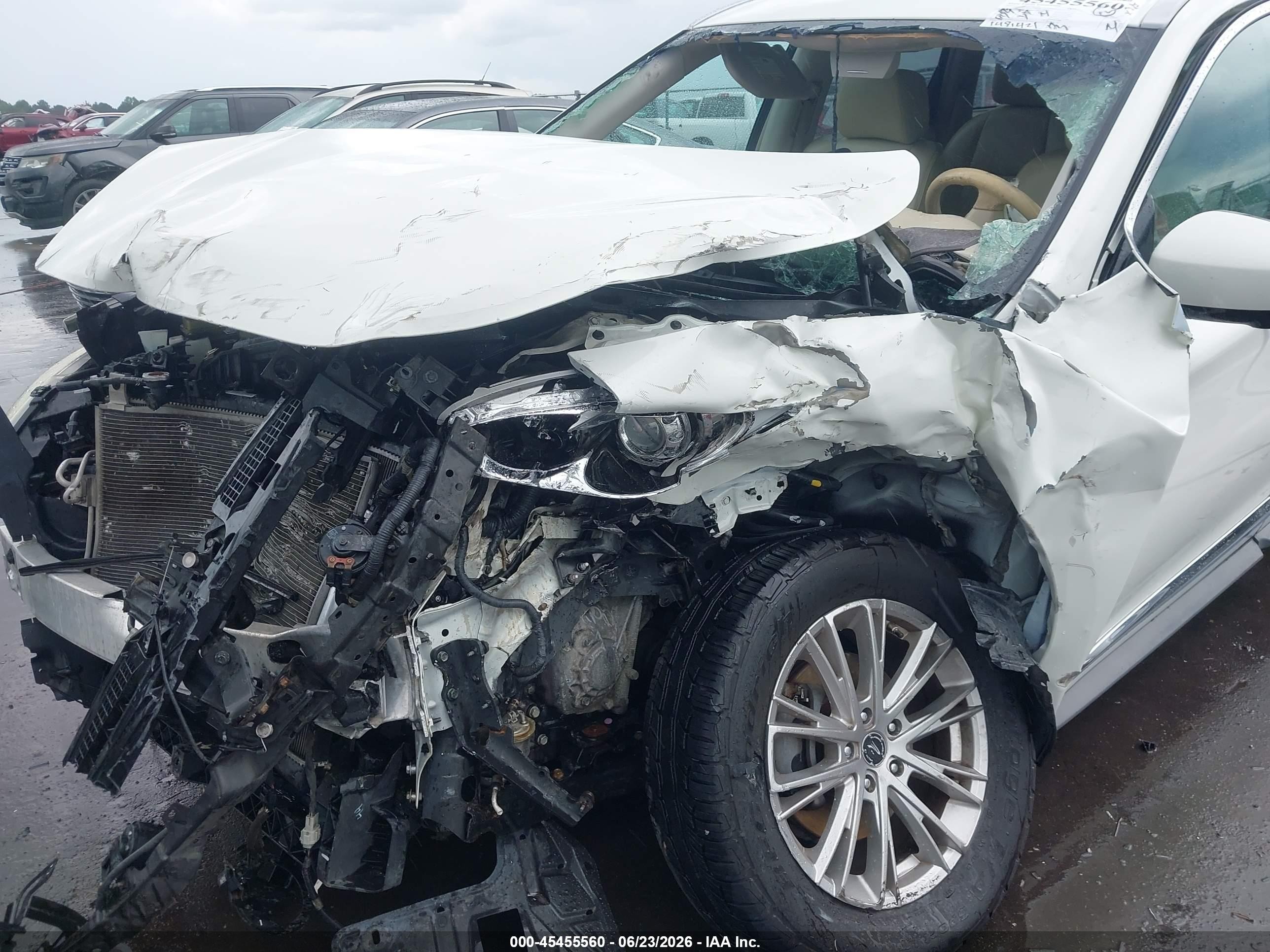 2013 Infiniti Jx35 White vin: 5N1AL0MM4DC319927